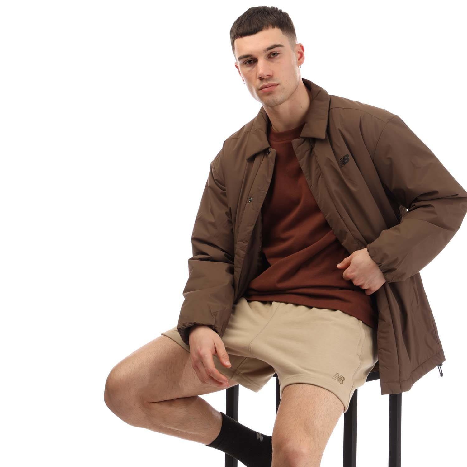 Brown - New Balance - Coaches Jacket - 4