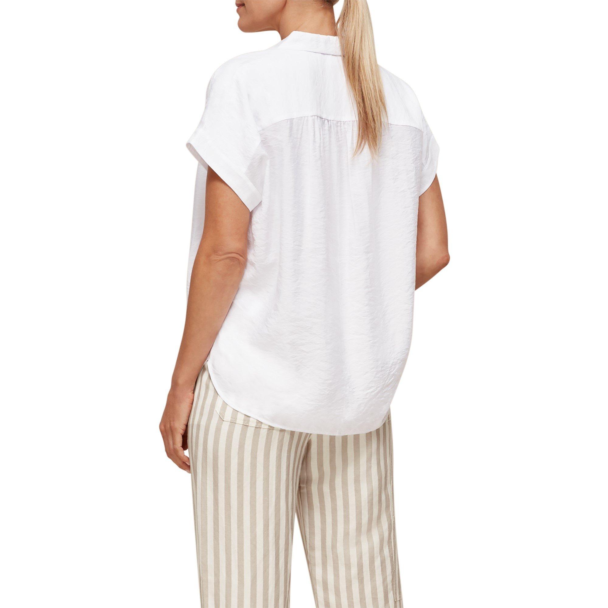 White - Whistles - Nicola Textured Shirt - 3