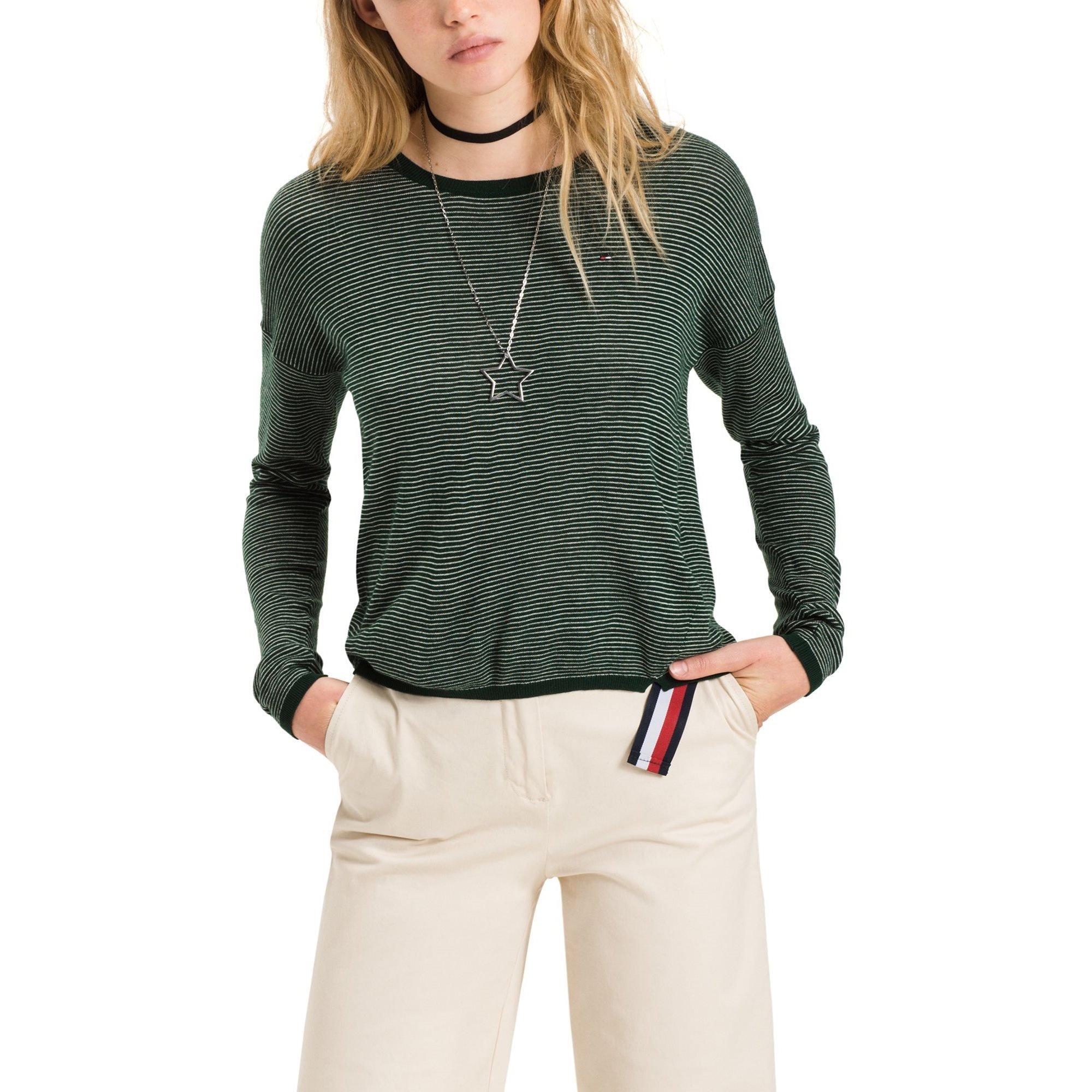 Verde - Tommy Jeans - Basic Stripe Sweater - 2