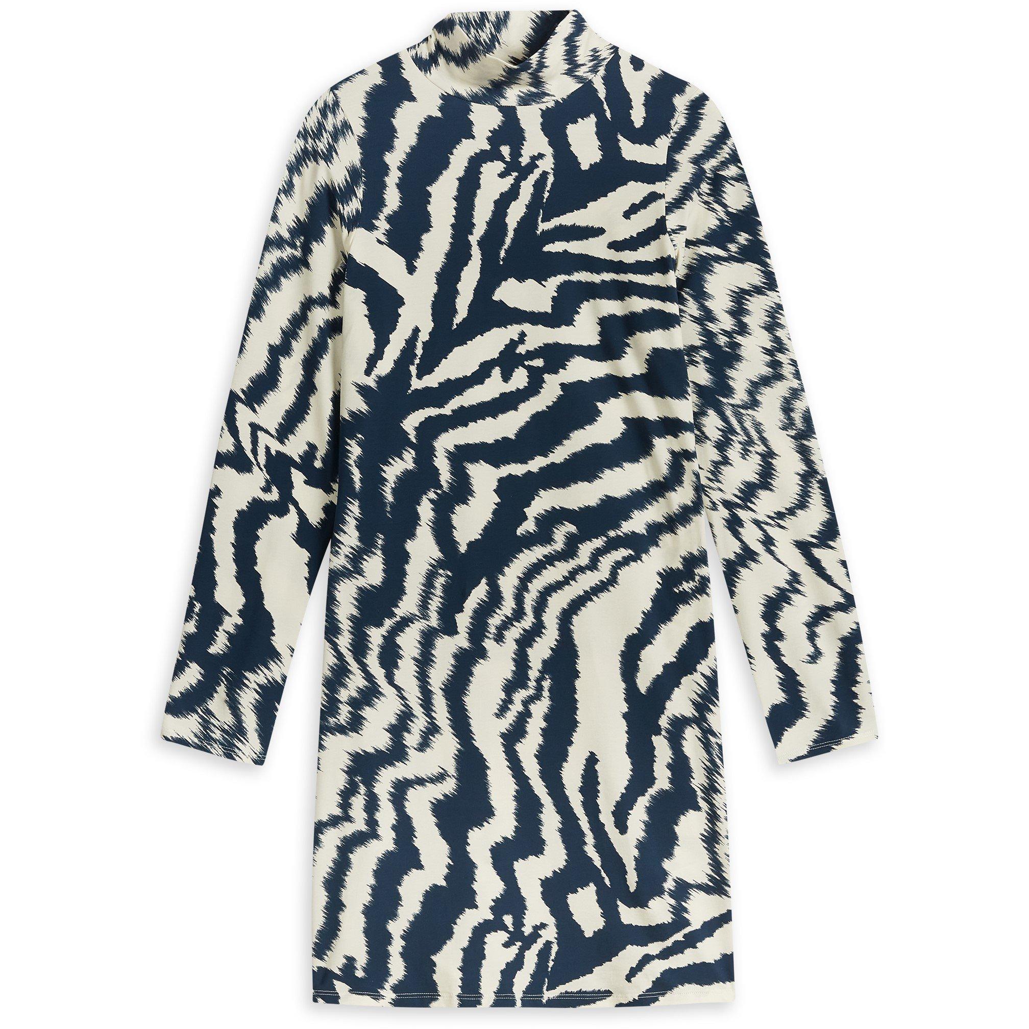 Natural - Ted Baker - Eara Jersey Printed Mini Dress - 1