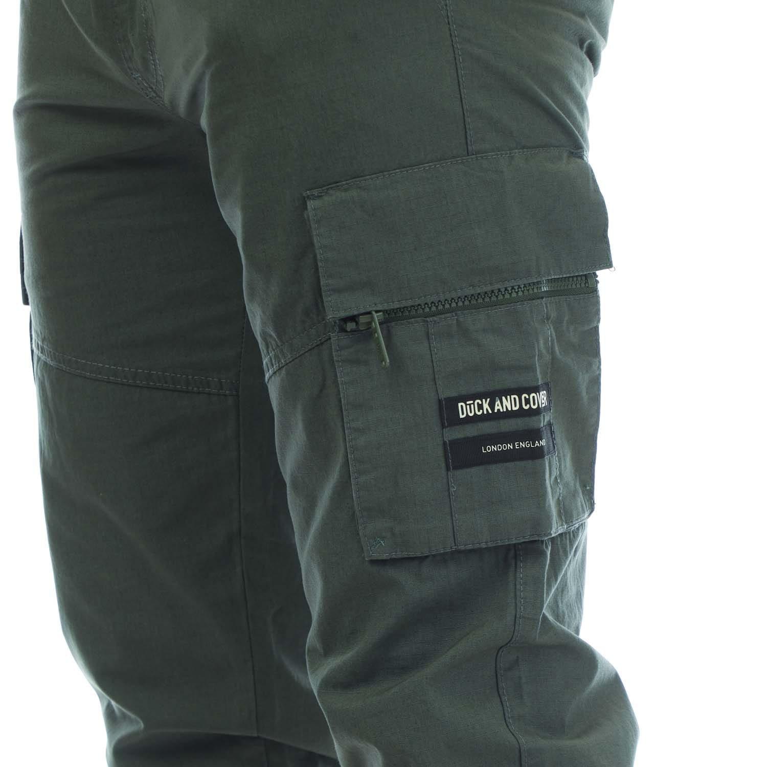 Green - Duck and Cover - Chesser Ripstop Cargo Pants - 3