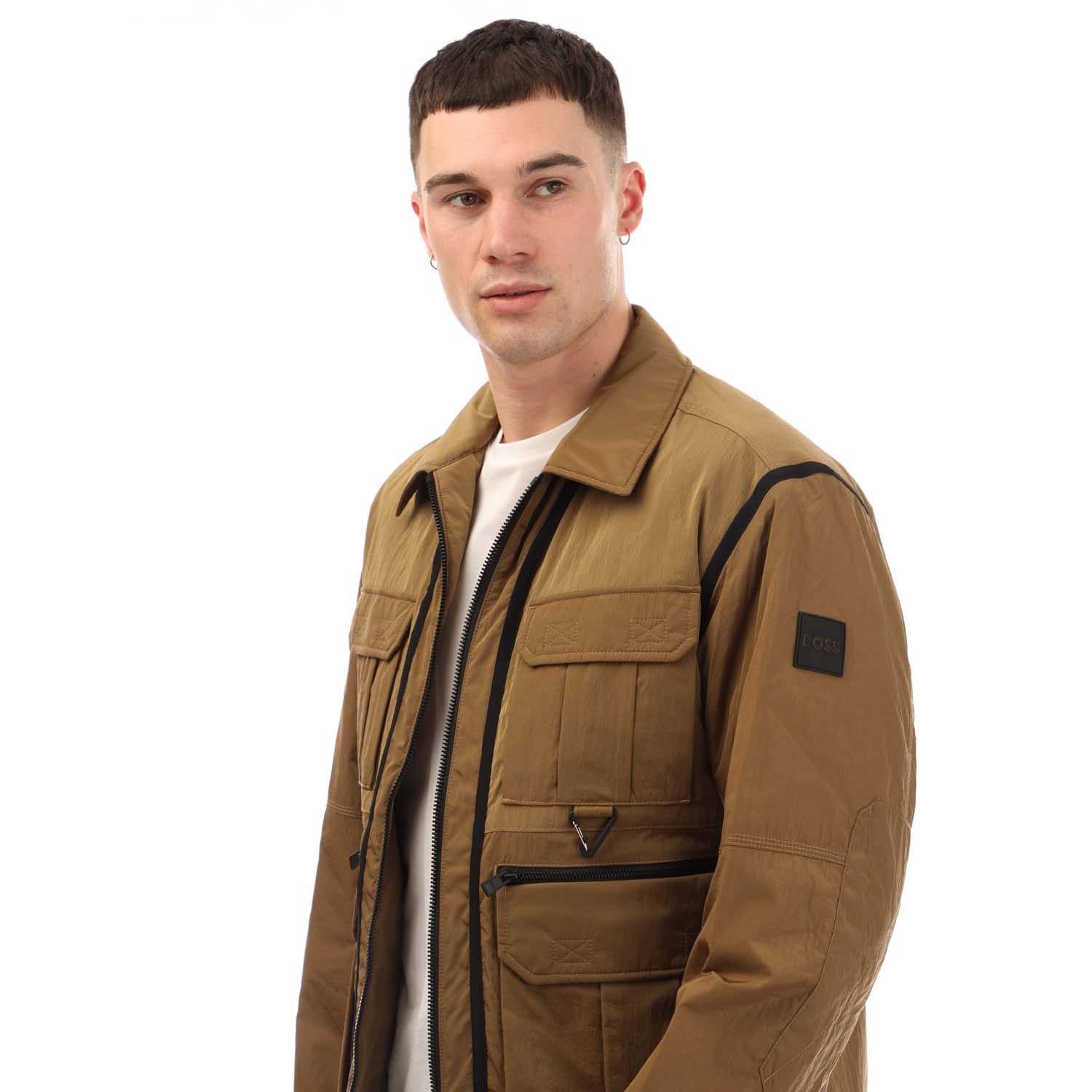 Beige - Boss - Otniell Jacket - 3