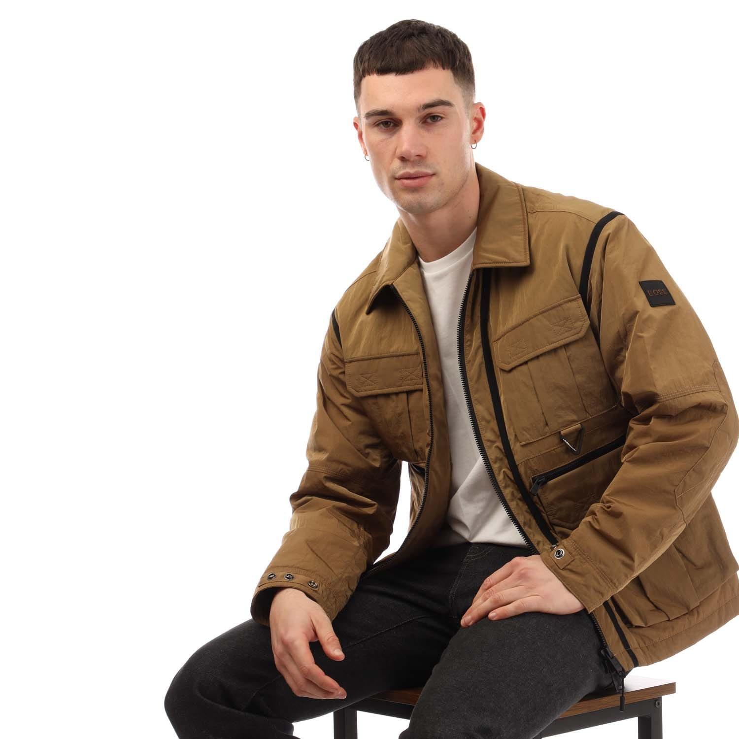 Beige - Boss - Otniell Jacket - 4