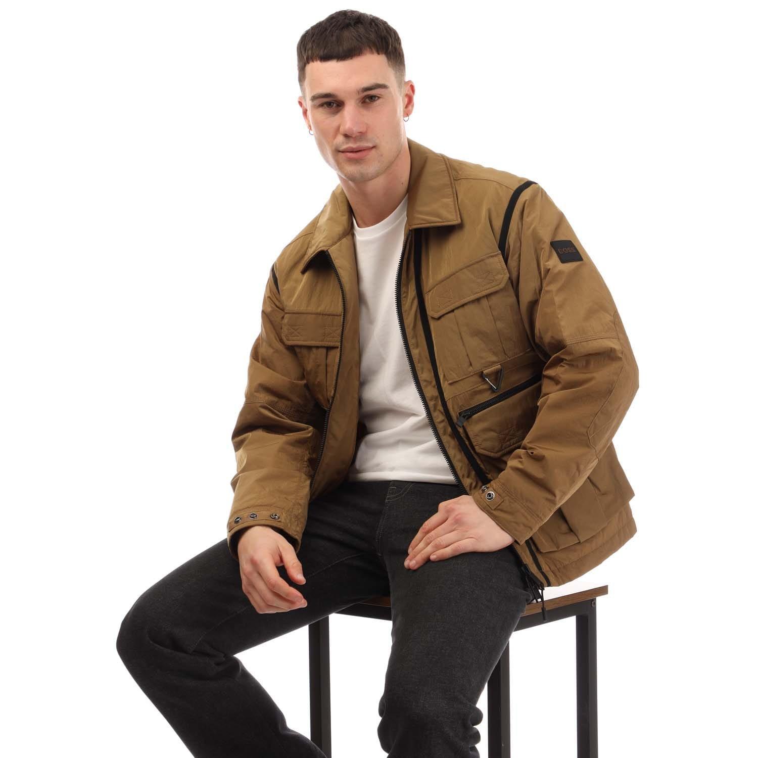 Beige - Boss - Otniell Jacket - 5