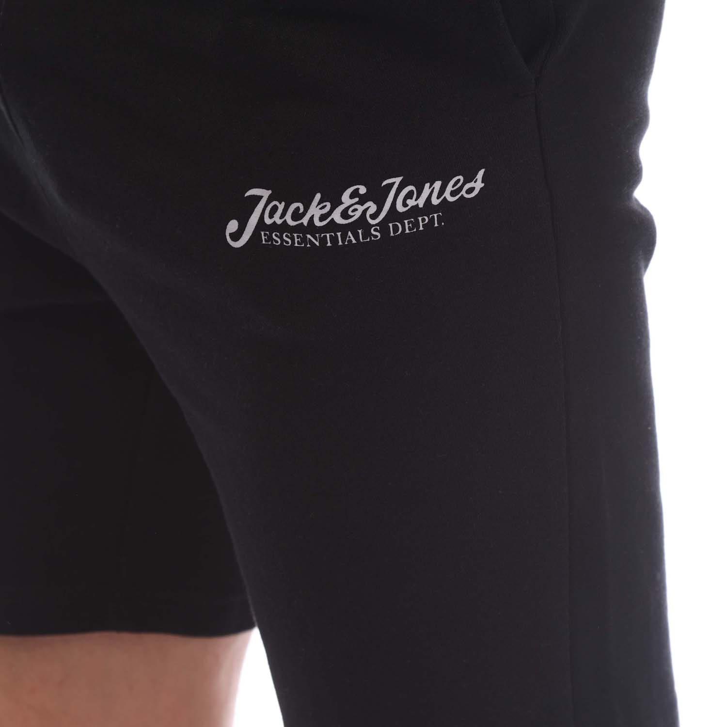 Black - Jack and Jones - 2 Pack of Gordan Beau Sweat Shorts - 3