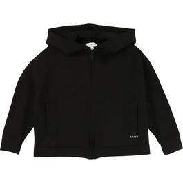 DKNY Girls Hooded Cardigan