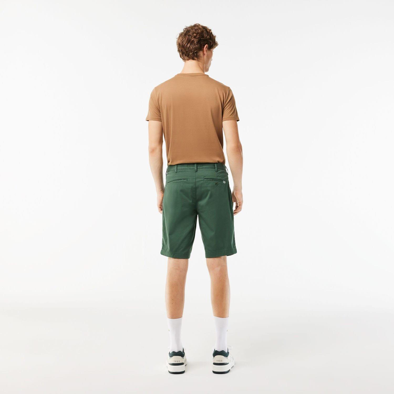 Green - Lacoste - Slim Fit Stretch Cotton Shorts - 2