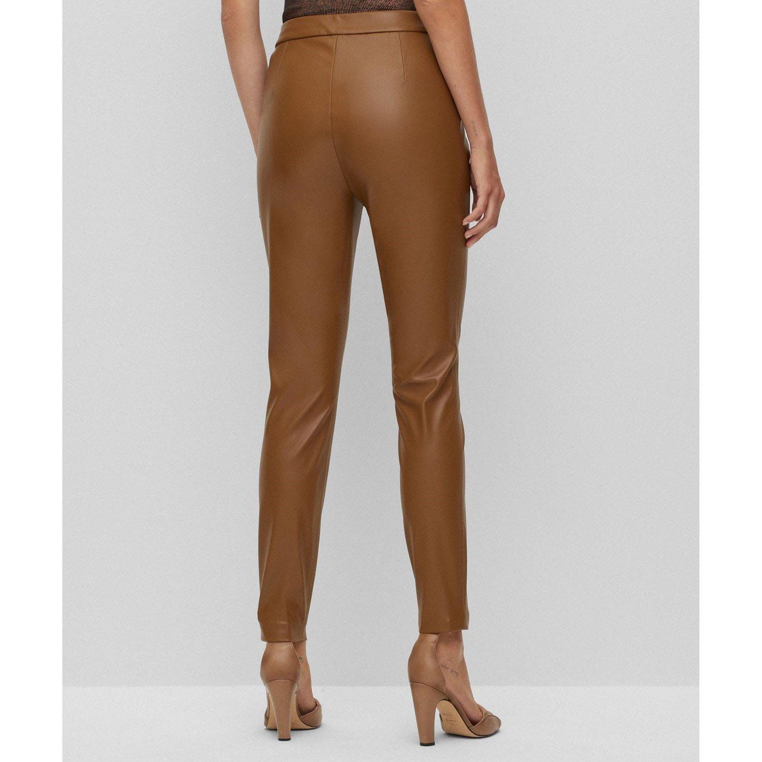 Rust - Boss - C_Taslimah Skinny-Fit Trousers - 2