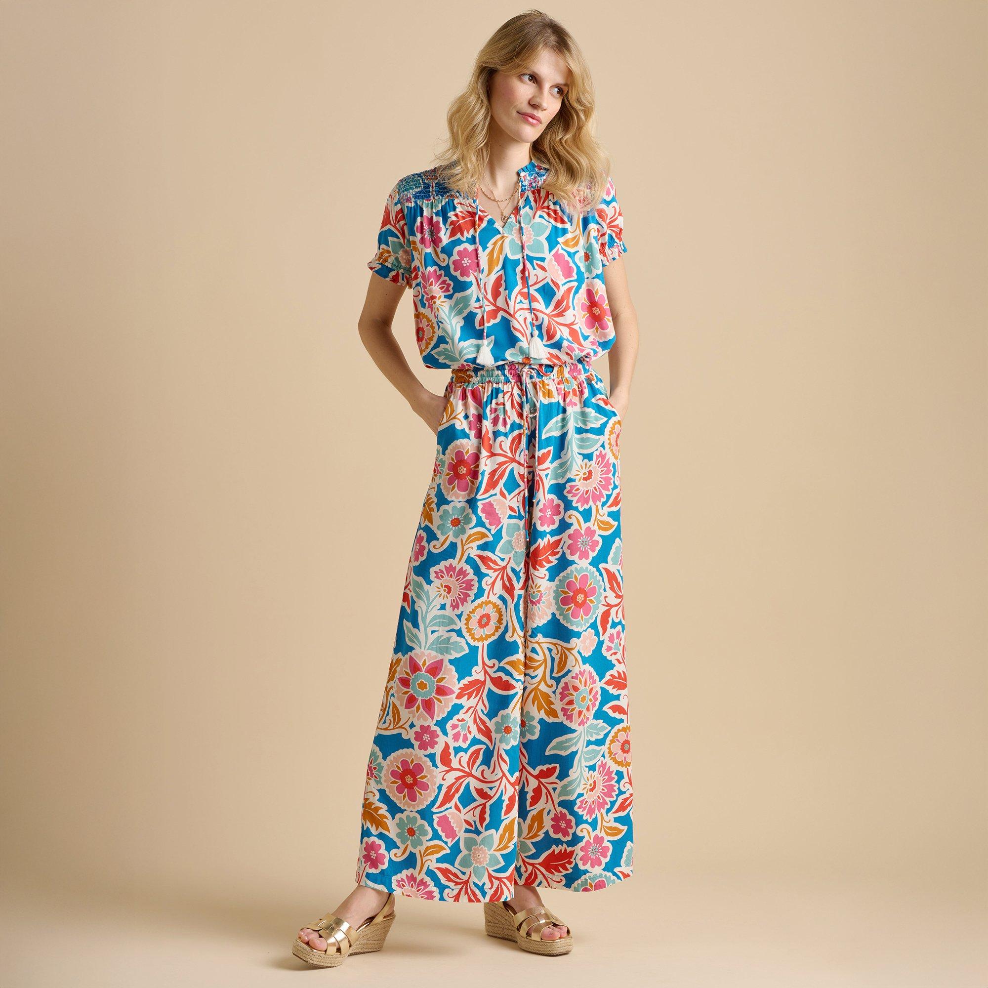 Multi - Brakeburn - Full Bloom Trouser - 2