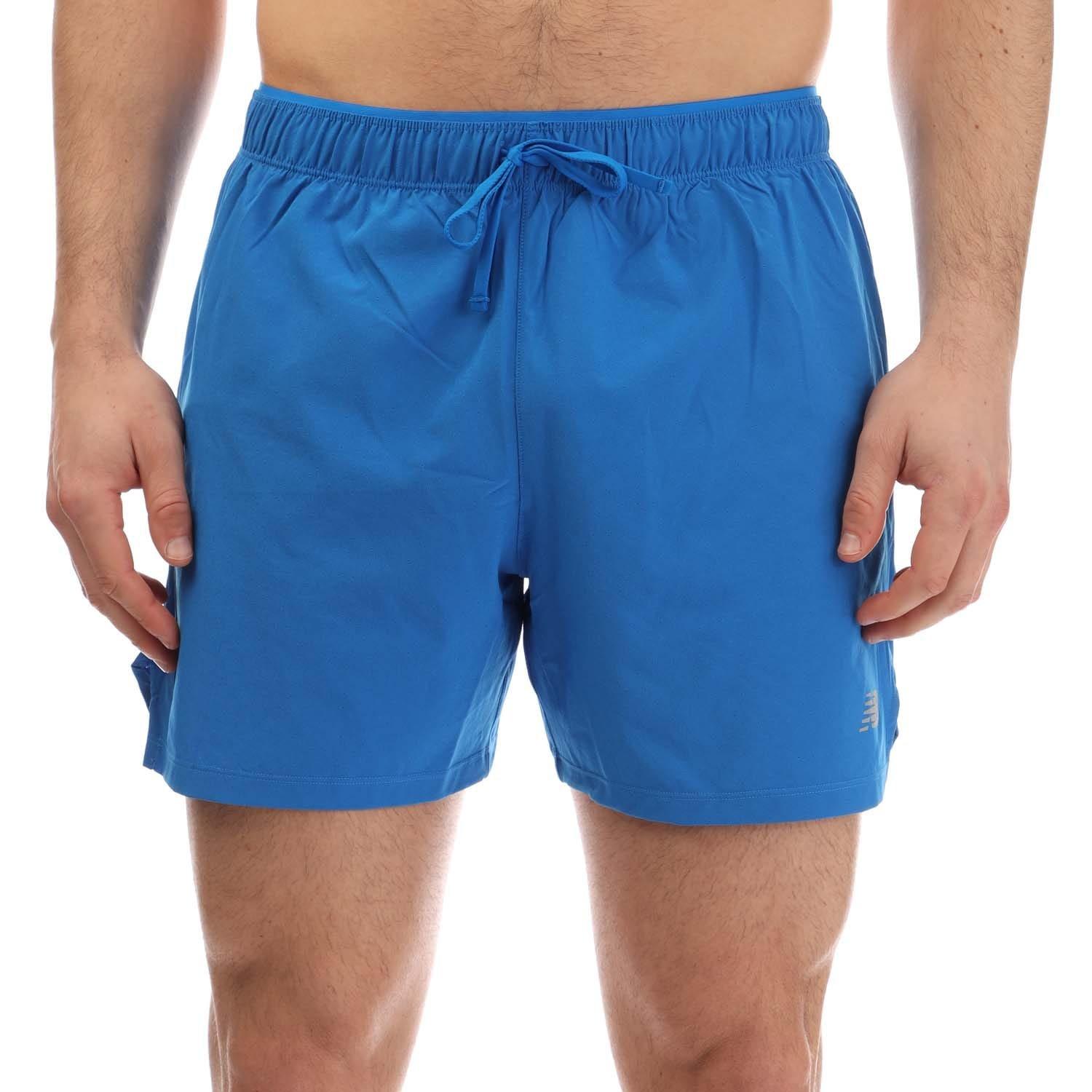 Blue - New Balance - RC 5in Shorts - 1
