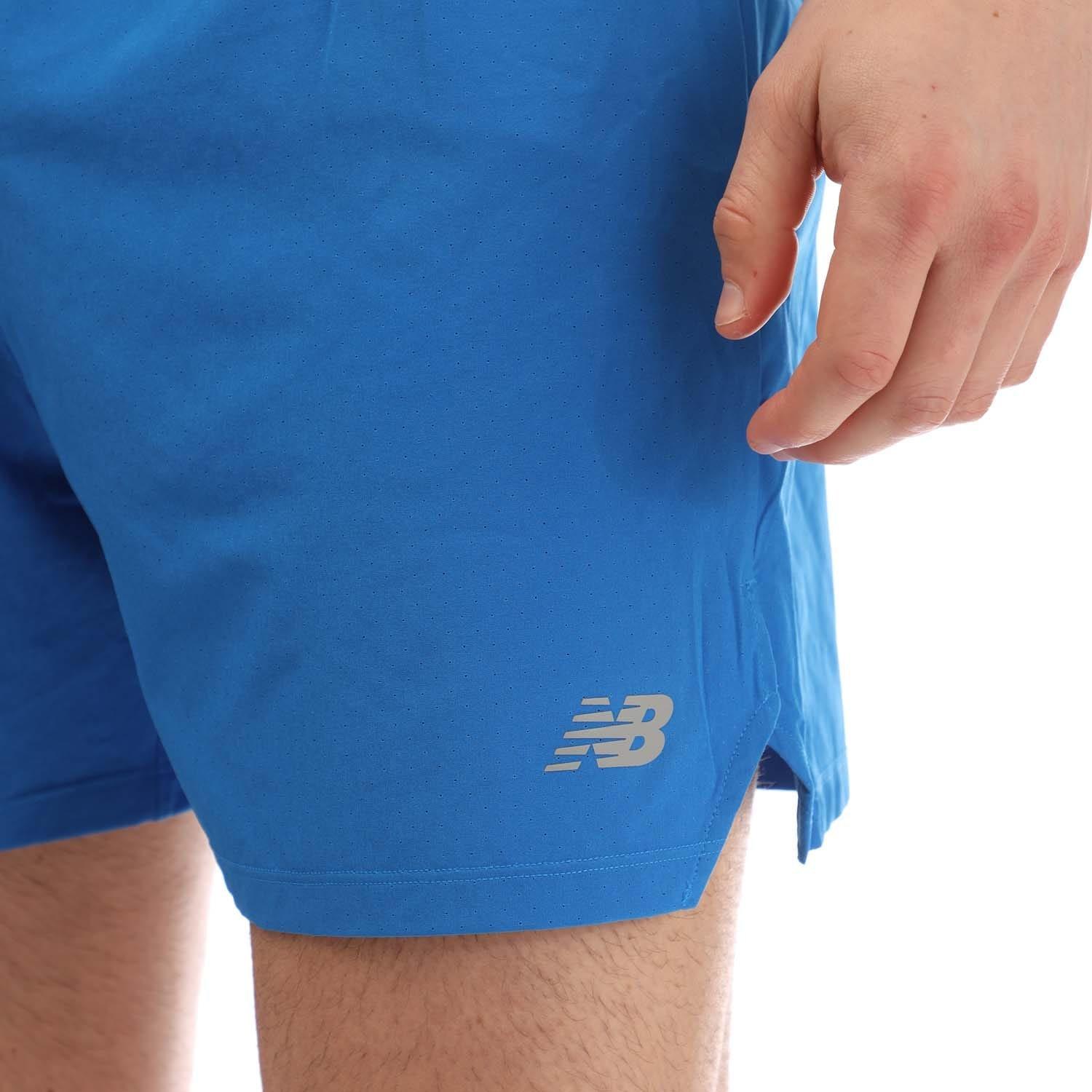 Blue - New Balance - RC 5in Shorts - 2