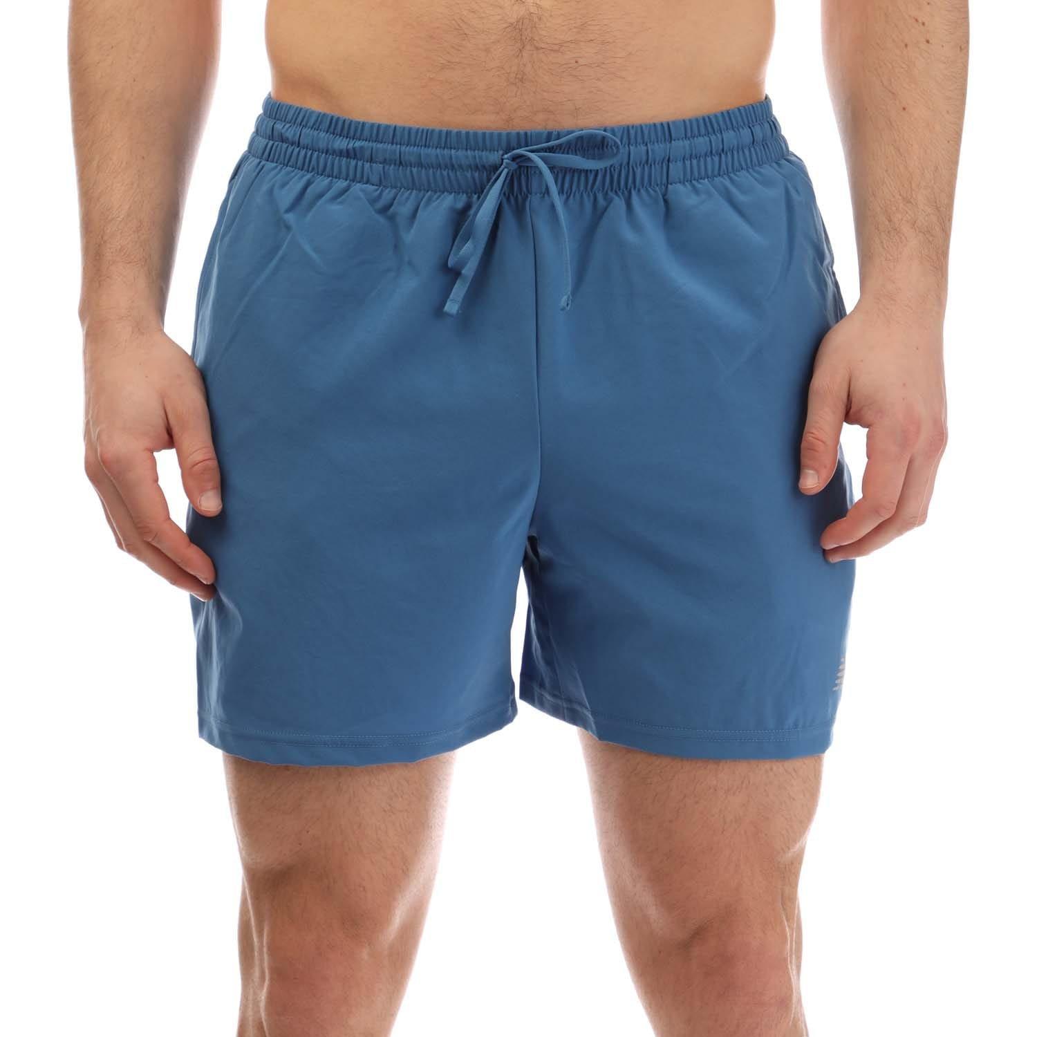 Blue - New Balance - RC 5in Shorts - 4