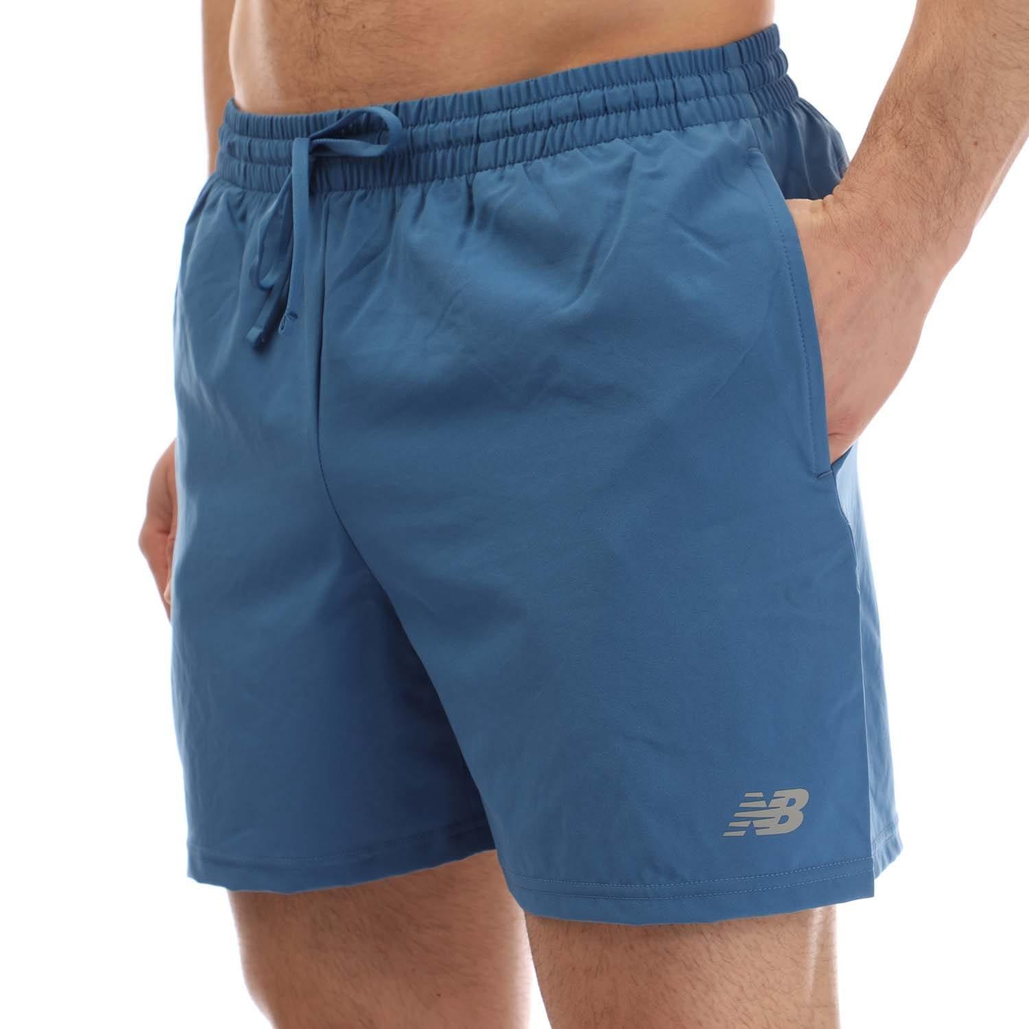 Blue - New Balance - RC 5in Shorts - 5