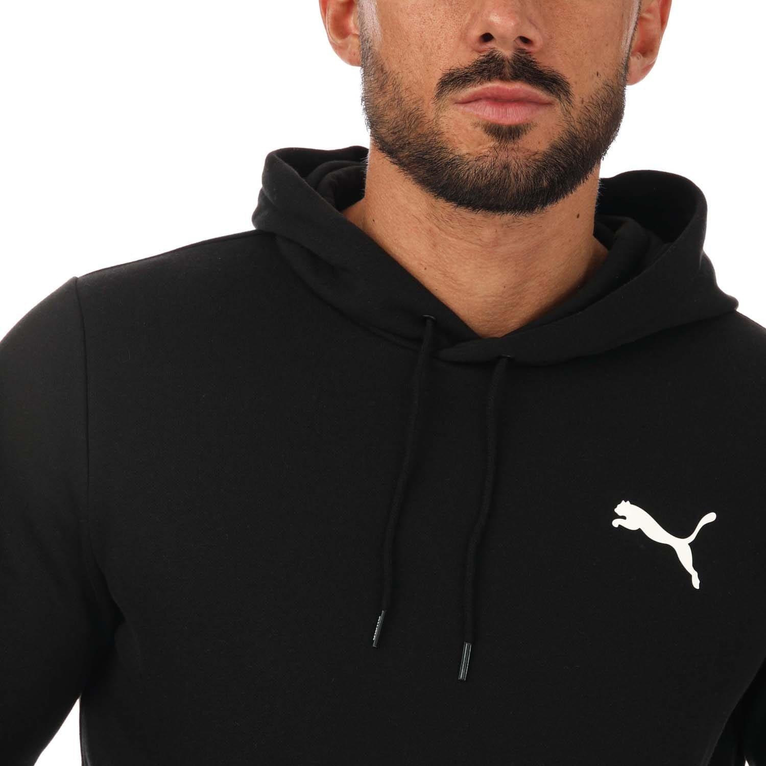 Black - Puma - Small Logo Hoodie - 6