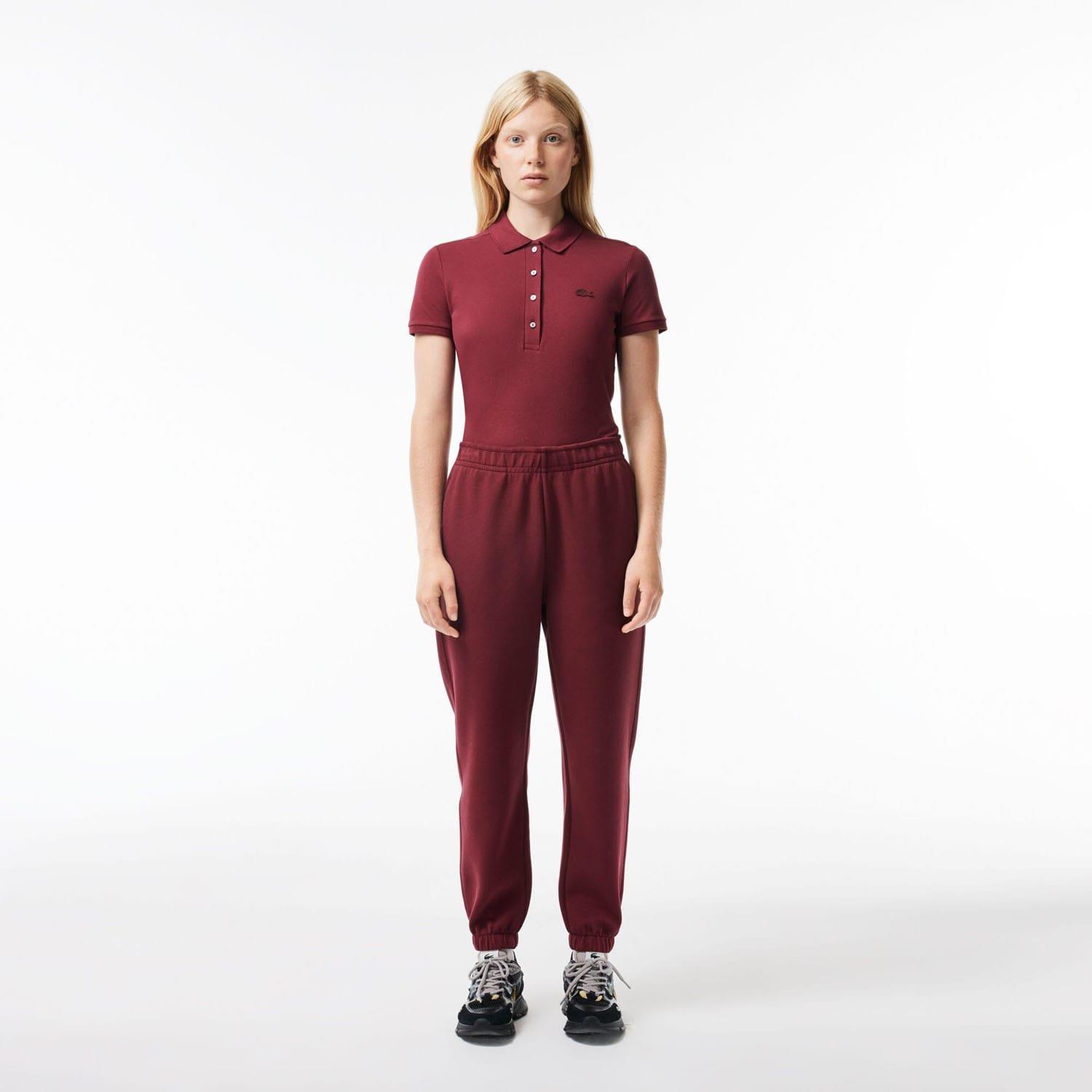 Burgundy - Lacoste - Piqu¿ Sweatpants - 3