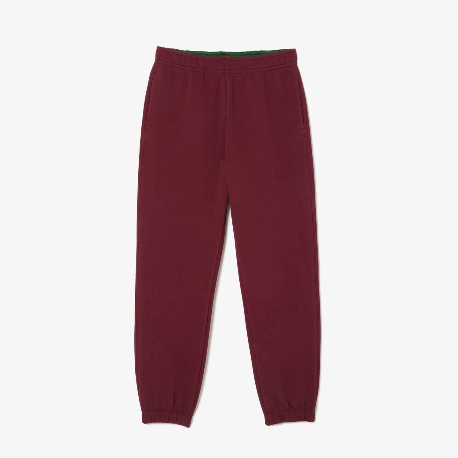 Burgundy - Lacoste - Piqu¿ Sweatpants - 4