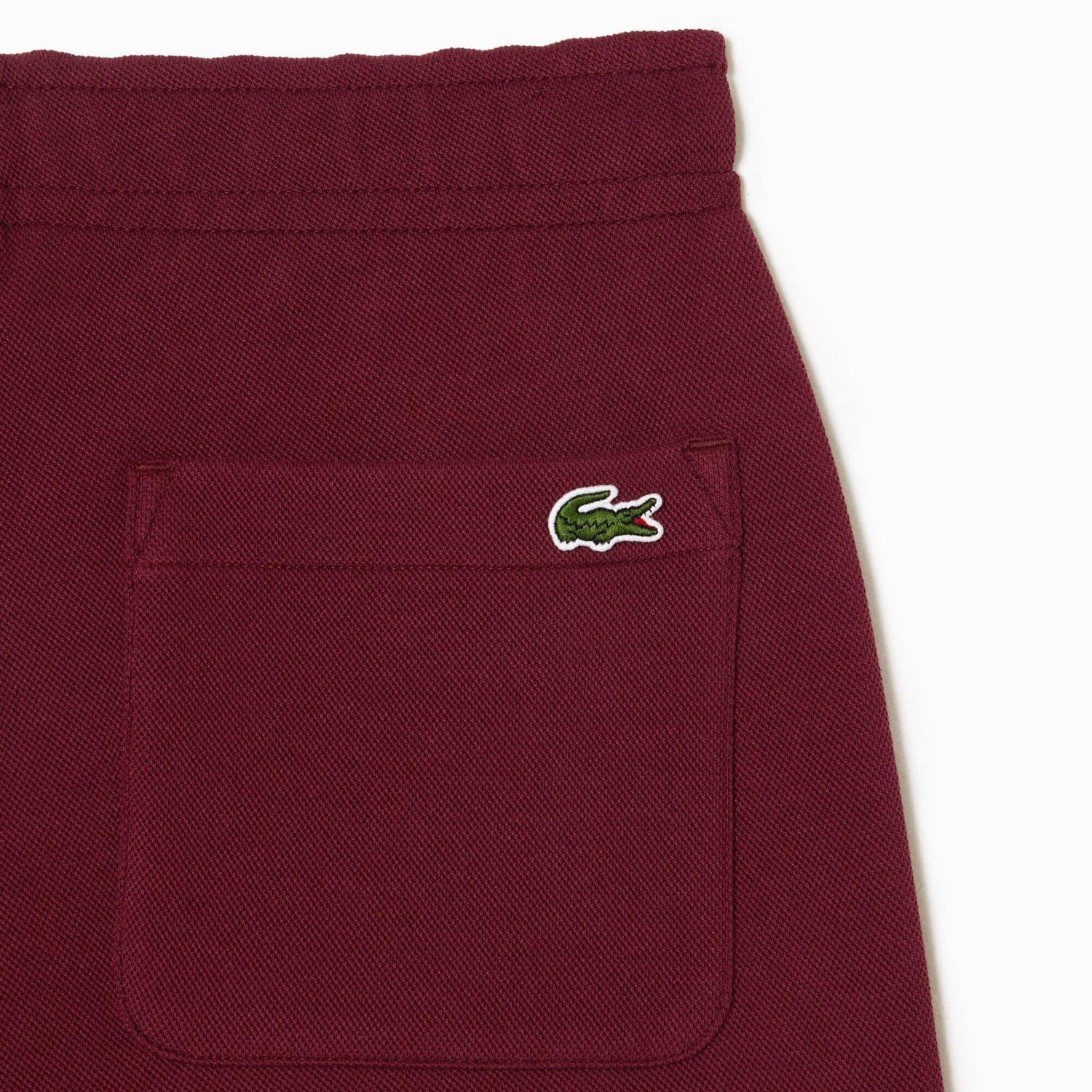 Burgundy - Lacoste - Piqu¿ Sweatpants - 5