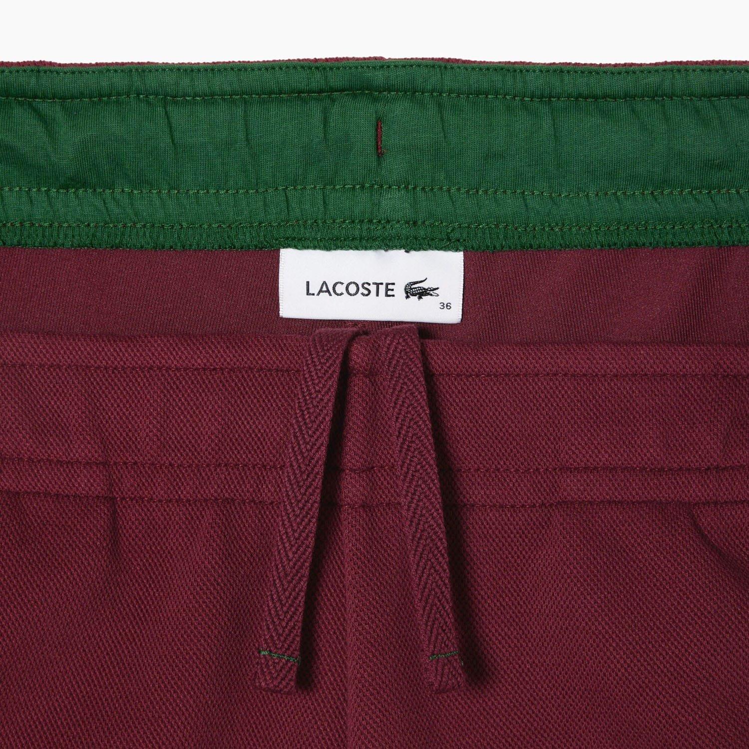 Burgundy - Lacoste - Piqu¿ Sweatpants - 6