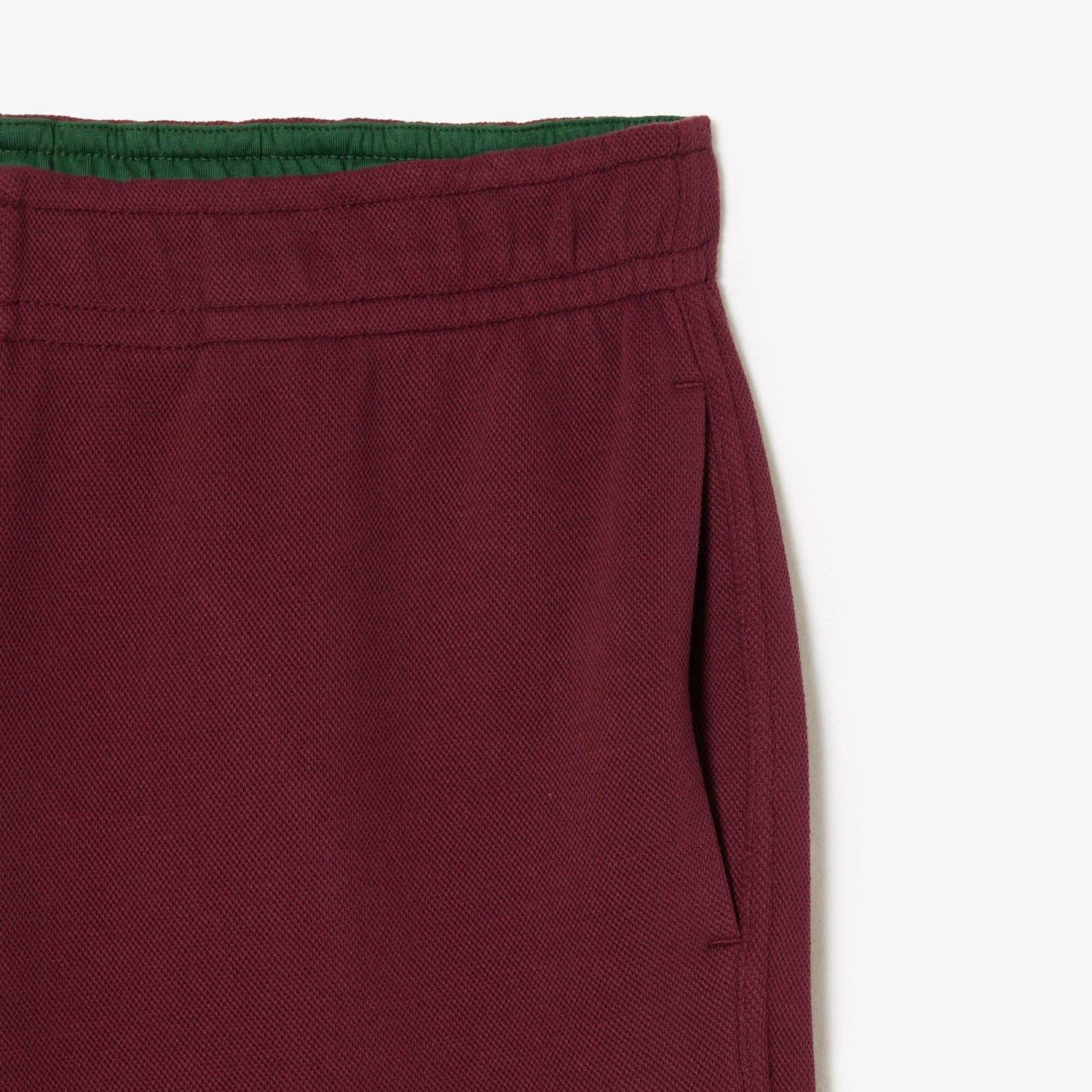 Burgundy - Lacoste - Piqu¿ Sweatpants - 7
