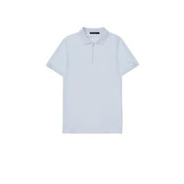 French Connection Zip Up Pique Polo Shirt