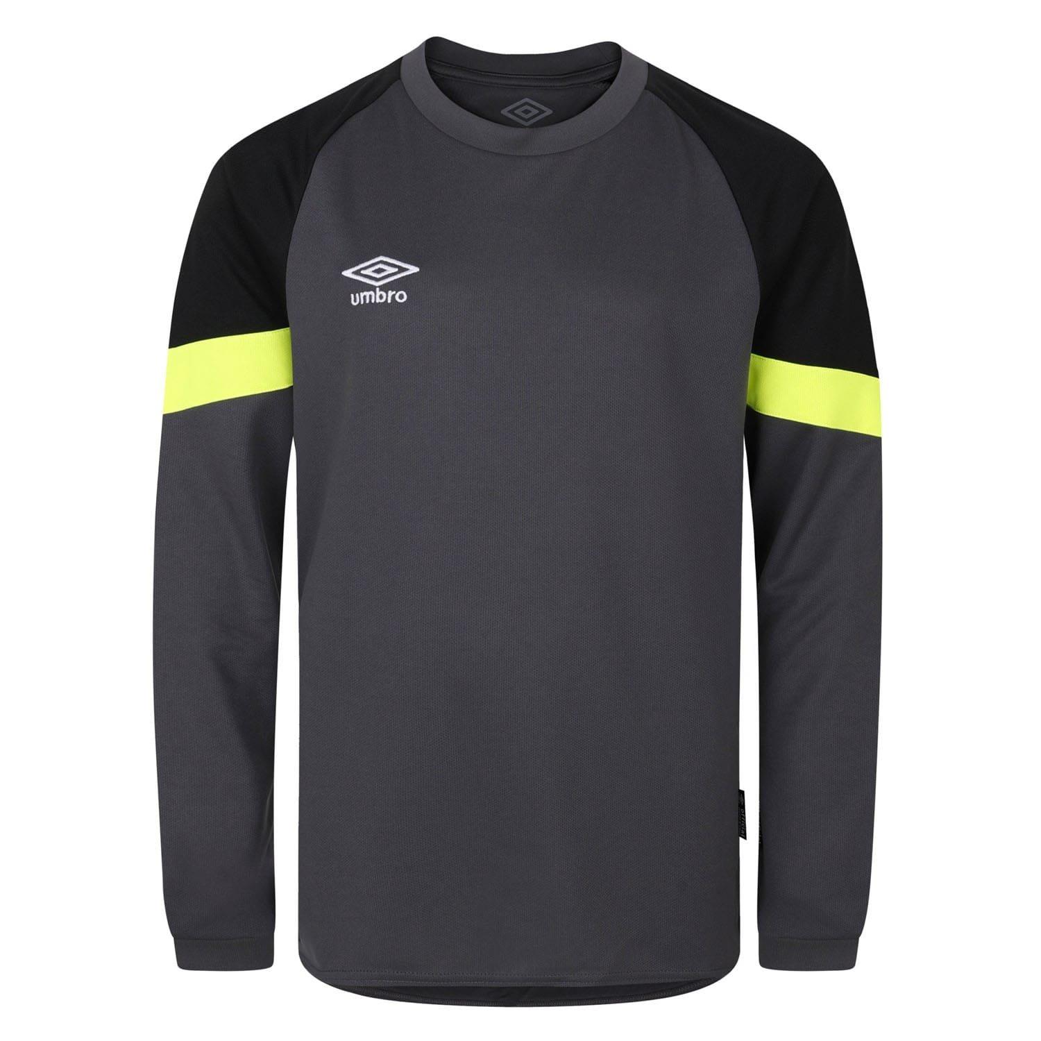 Black Yellow - Umbro - Long Sleeve Goal Keeper Jersey