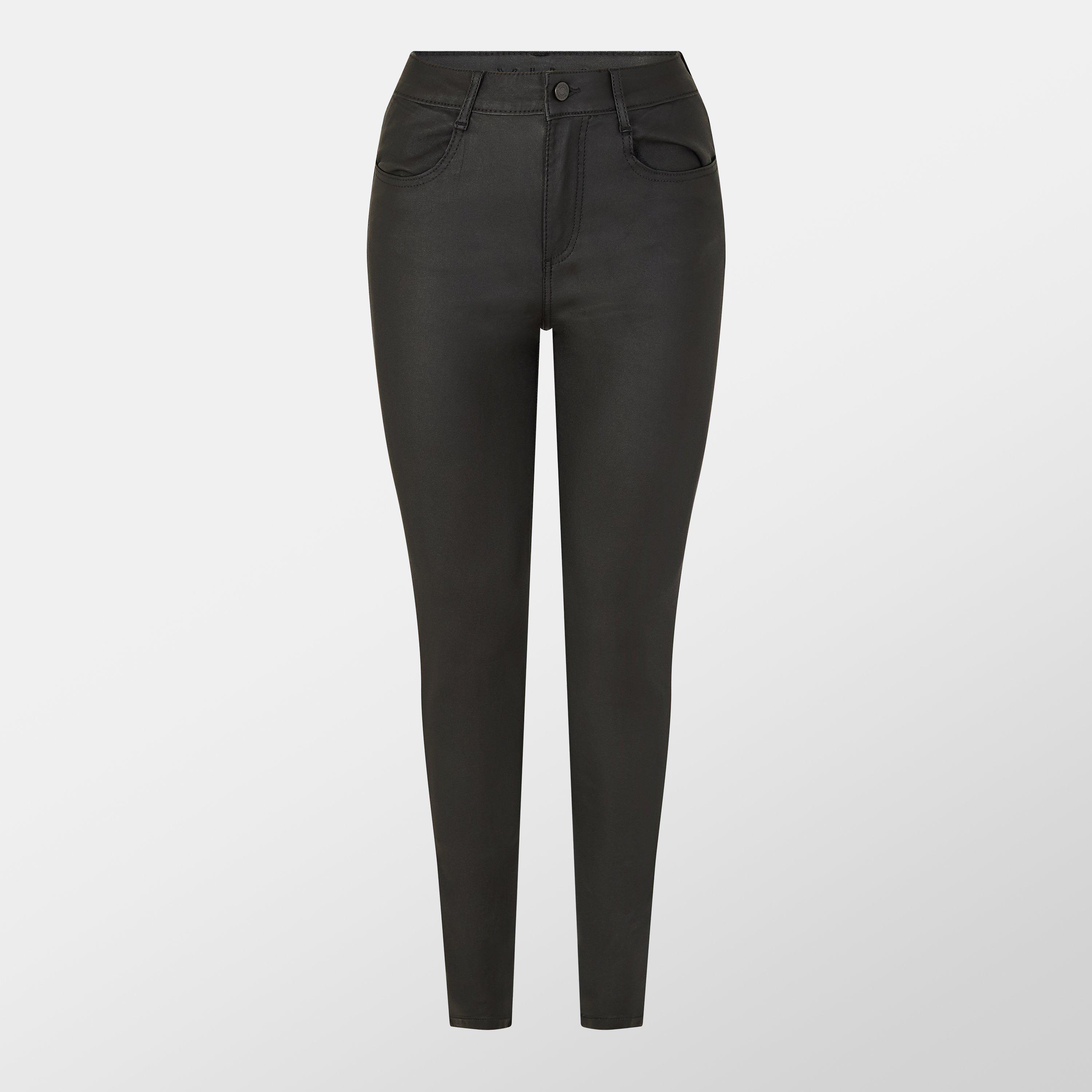 Black - Vila - Women's Vicmit Leather Trousers - 1