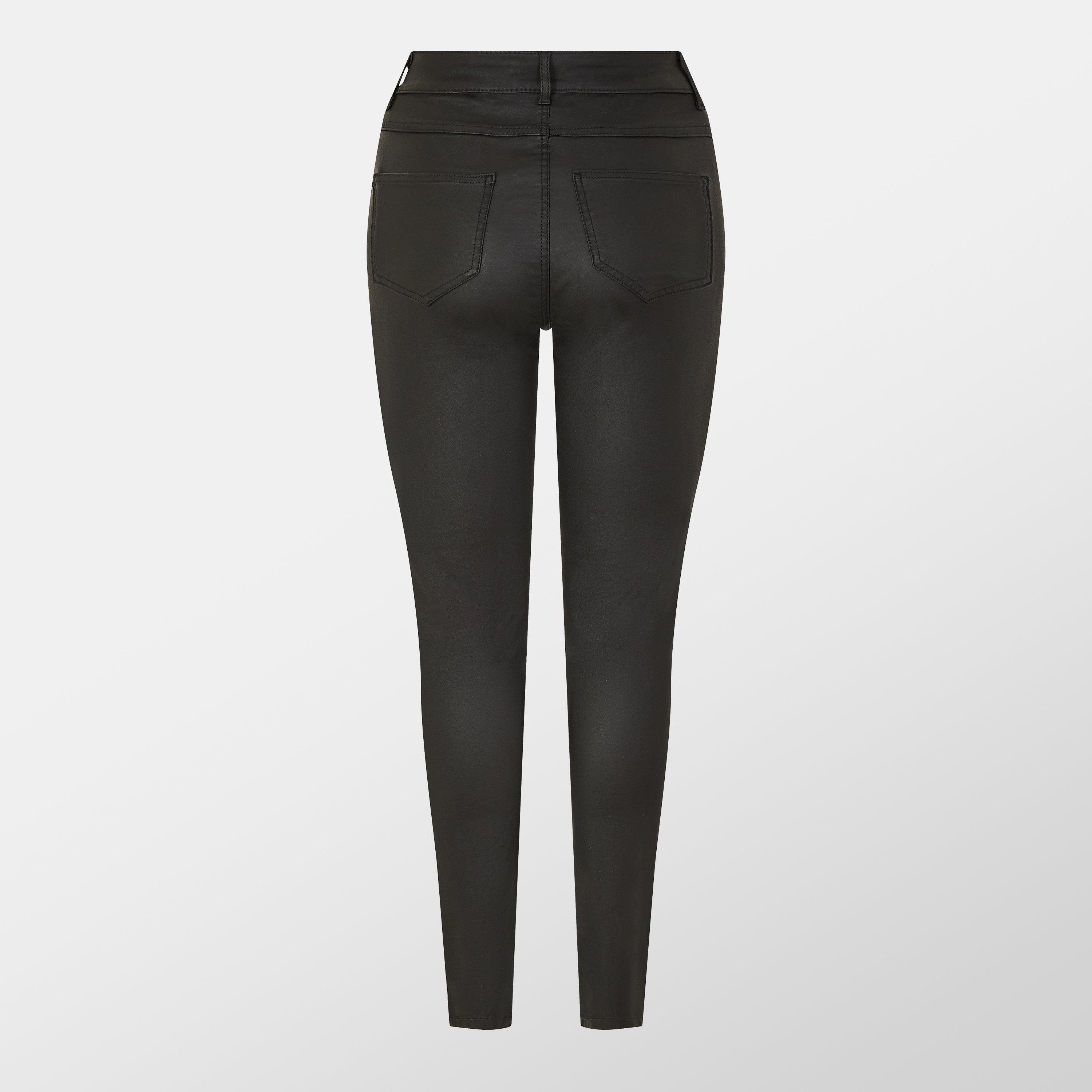 Crna - Vila - Vicmit Leather Trousers - 2