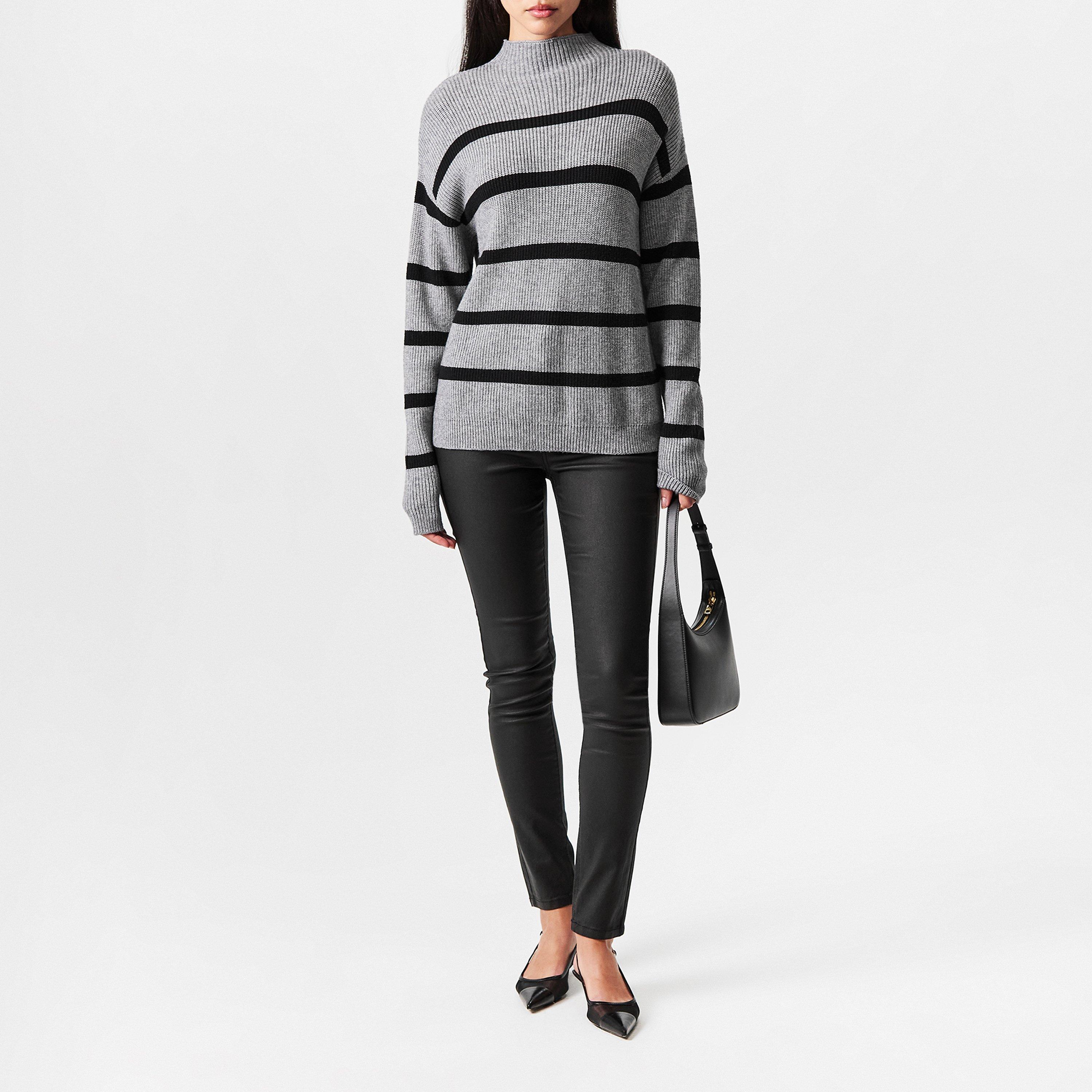 Crna - Vila - Vicmit Leather Trousers - 6