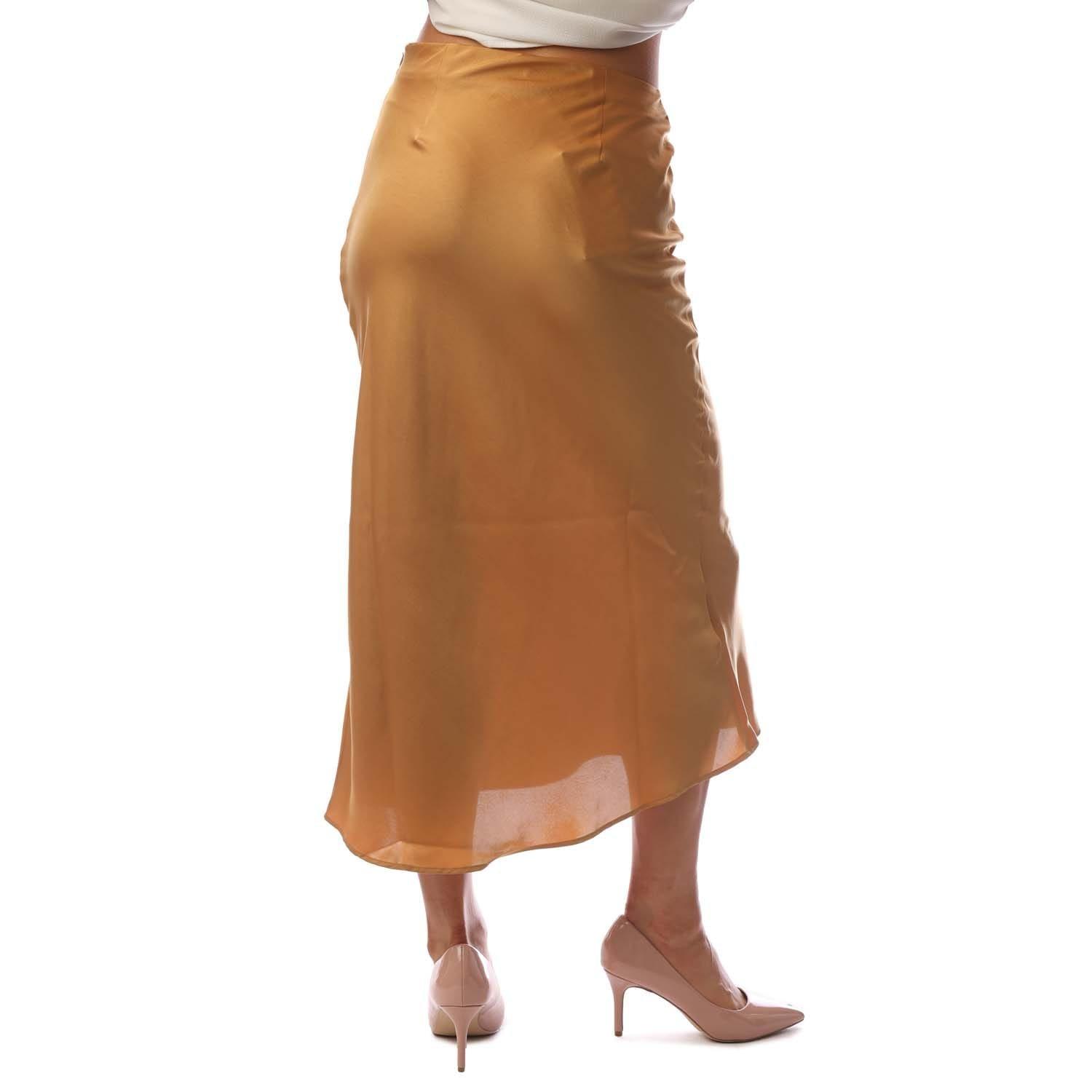 Orange - Boss - C Visos A-Line Skirt - 3