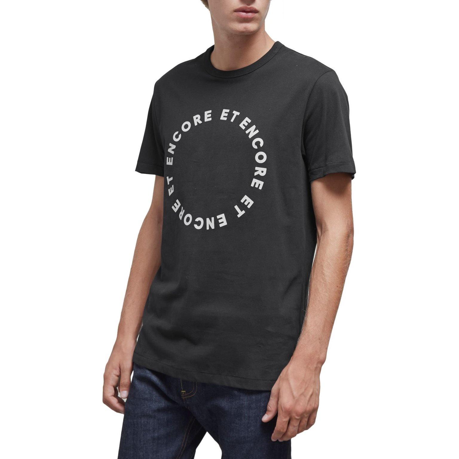 Charcoal - French Connection - Encore Et Encore Slogan T-Shirt - 2