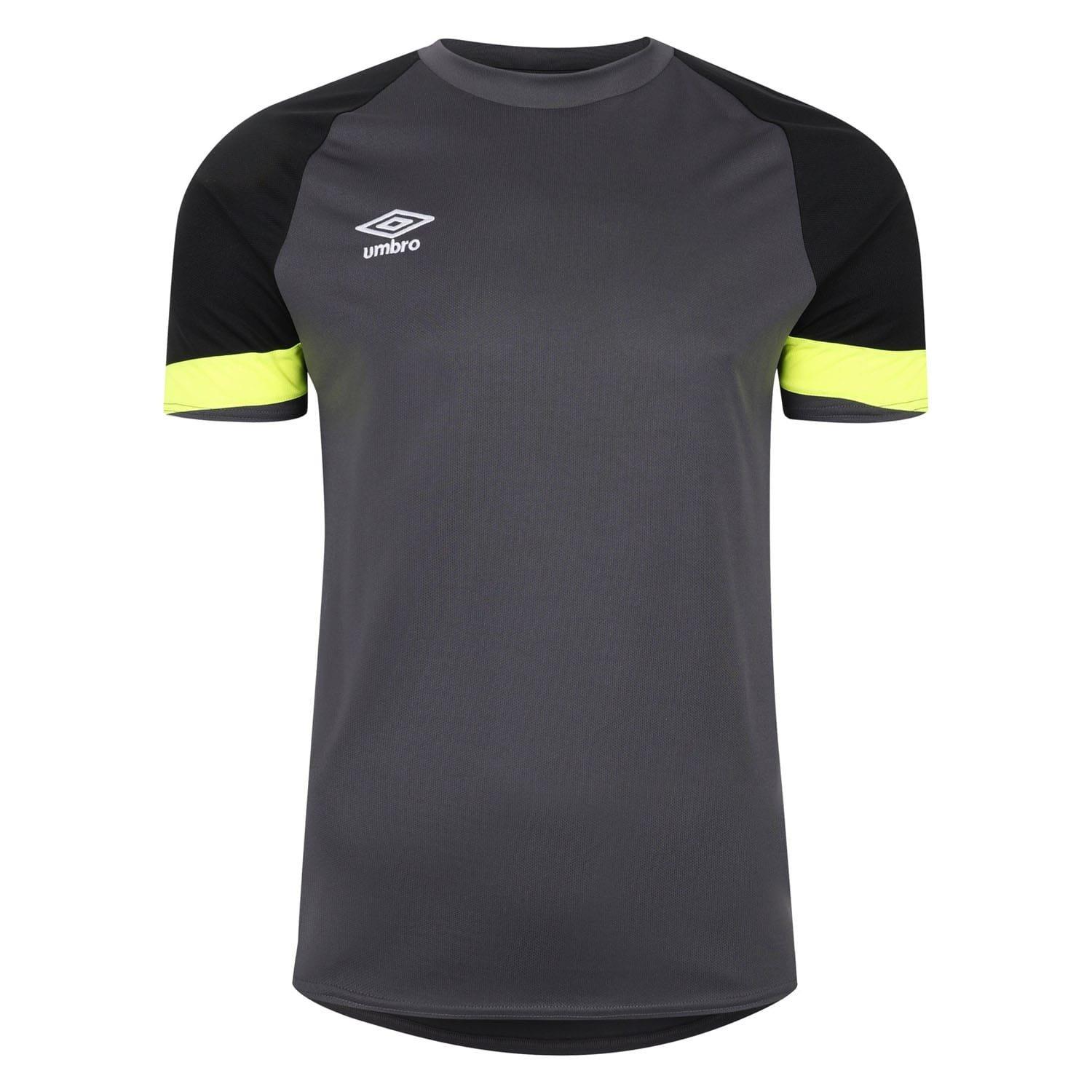 Black Yellow - Umbro - Short Sleeve Goal Keeper Jersey