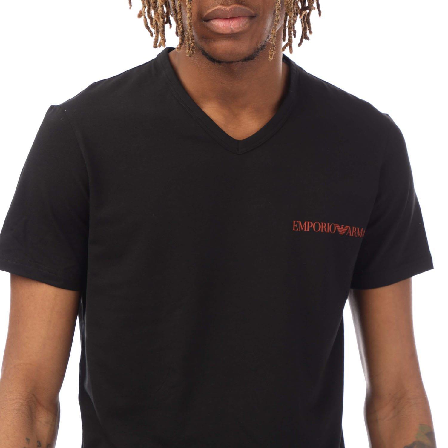 Black - Emporio Armani - 2 Pack of Underwear T-Shirts - 3