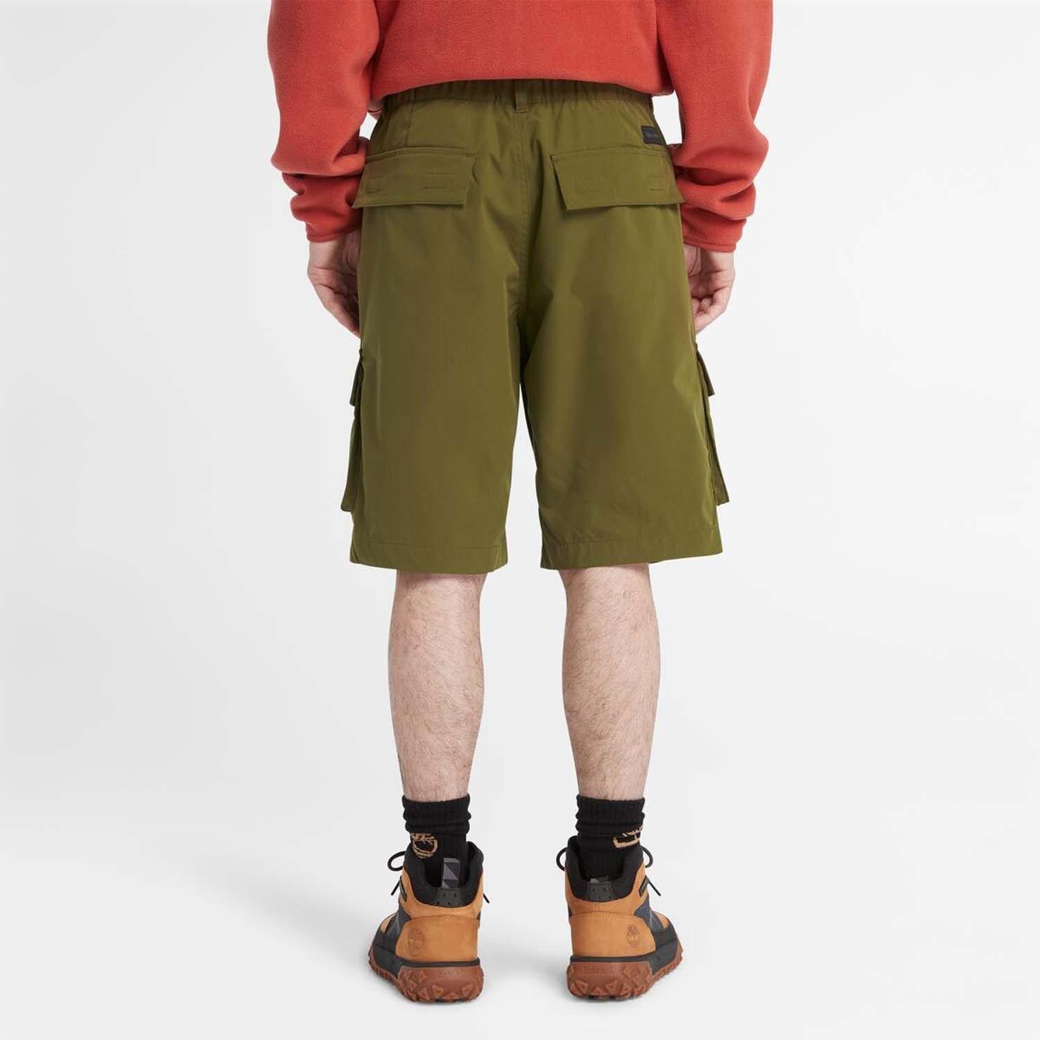 Olive - Timberland - Durable Water Repellent Cargo Shorts - 2
