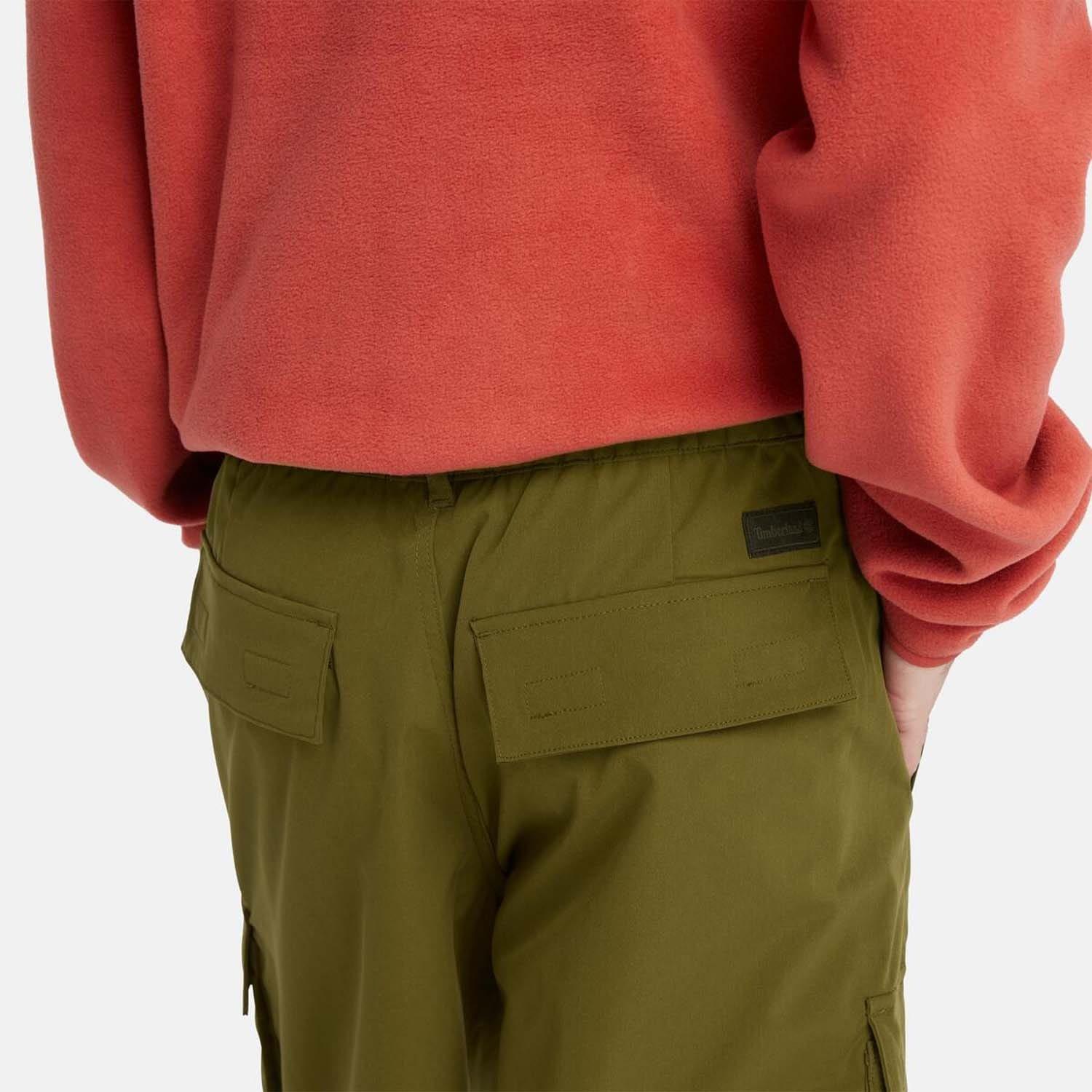 Olive - Timberland - Durable Water Repellent Cargo Shorts - 4