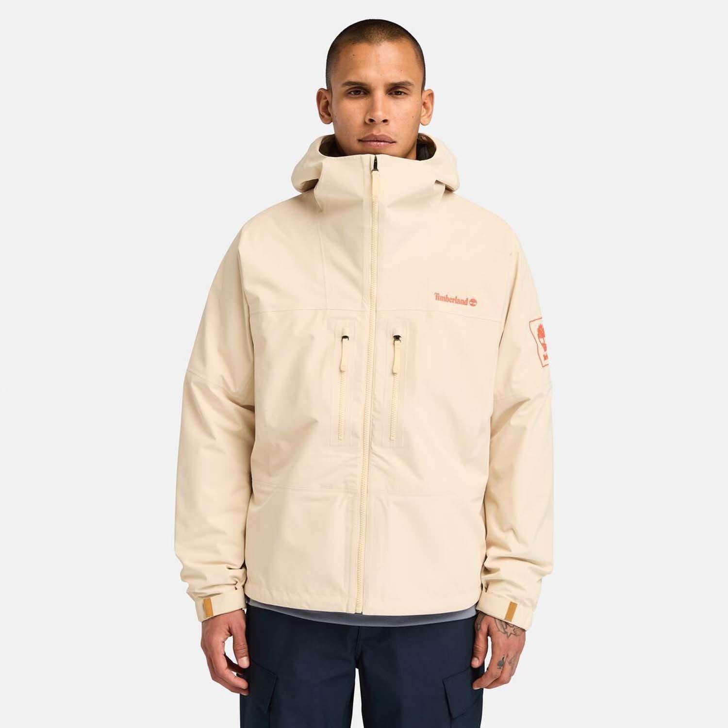 Natural - Timberland - Caps Ridge Mobi Flex Tech Waterproof Jacket - 2