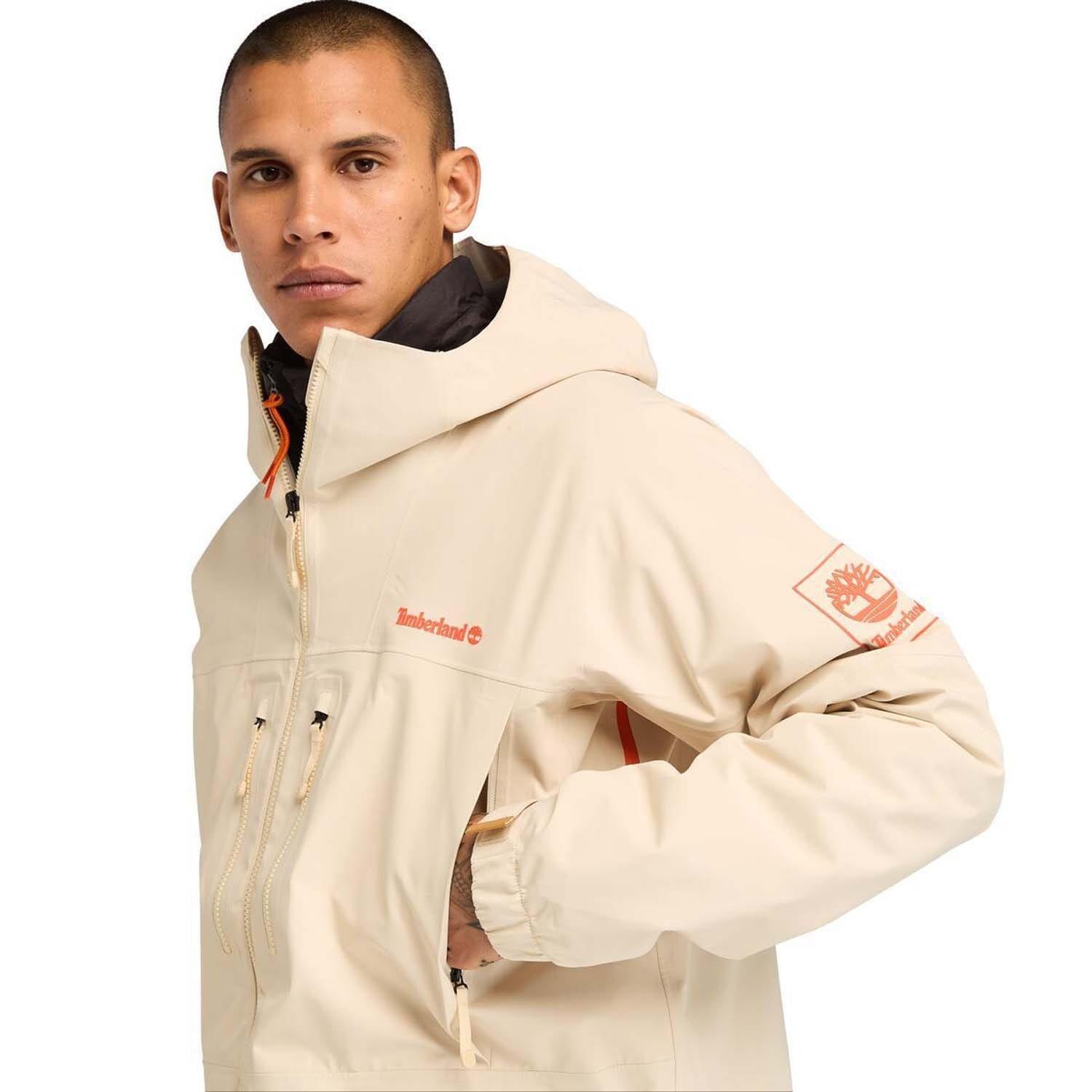 Natural - Timberland - Caps Ridge Mobi Flex Tech Waterproof Jacket - 4