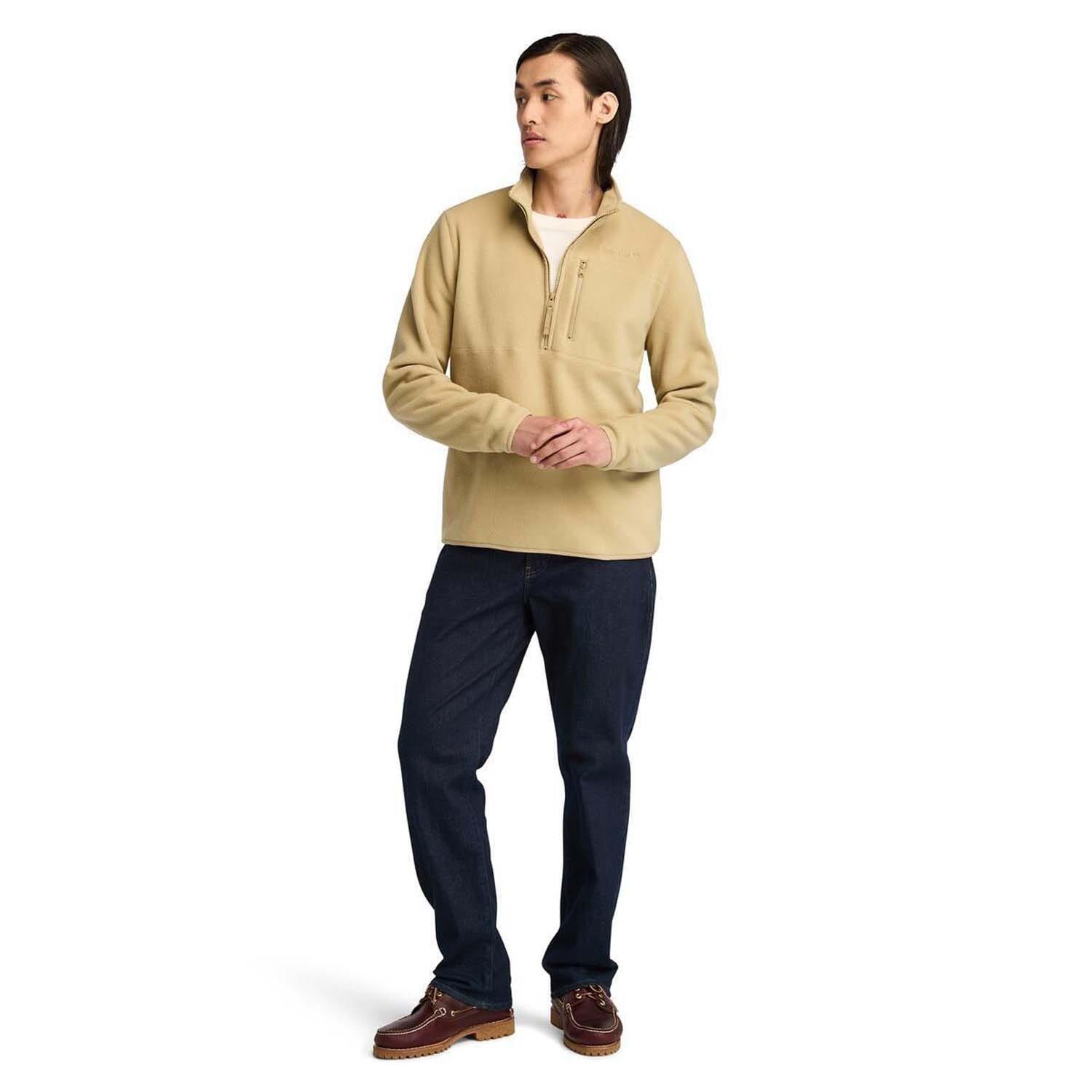Beige - Timberland - Mt Willard quarter Zip Fleece - 3