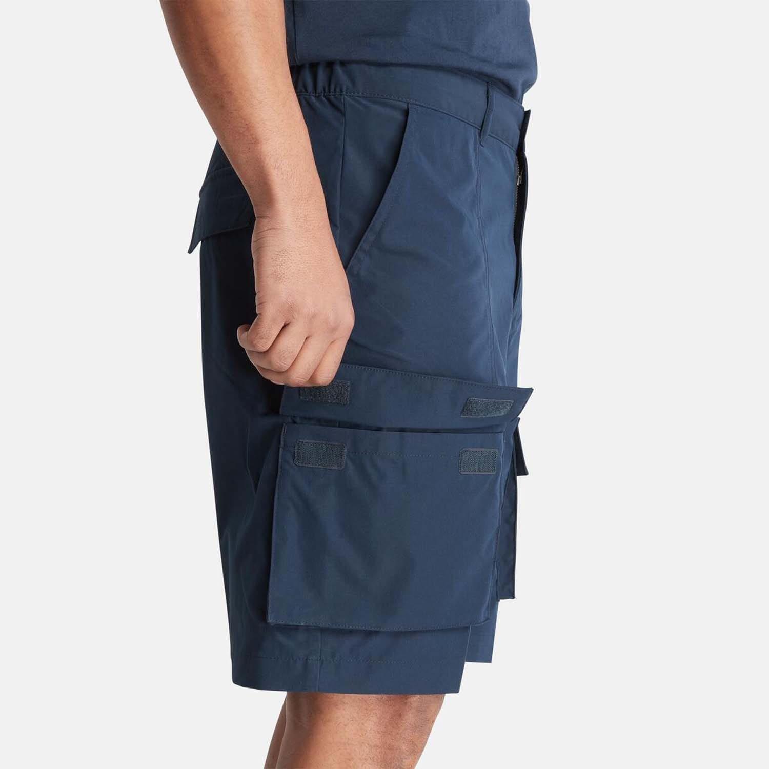 Navy - Timberland - Durable Water Repellent Cargo Shorts - 4