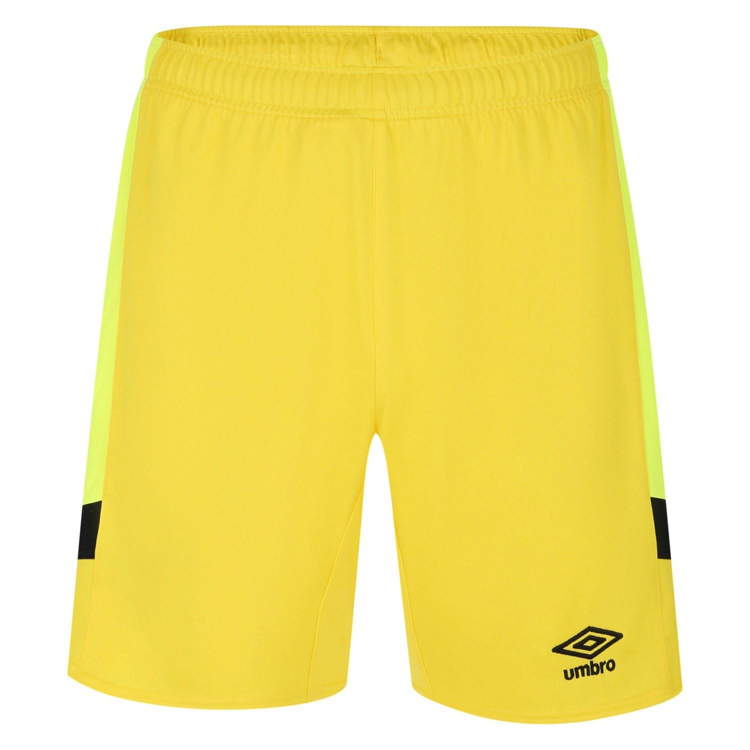 Yellow Black - Umbro - Goal Keeper Shorts