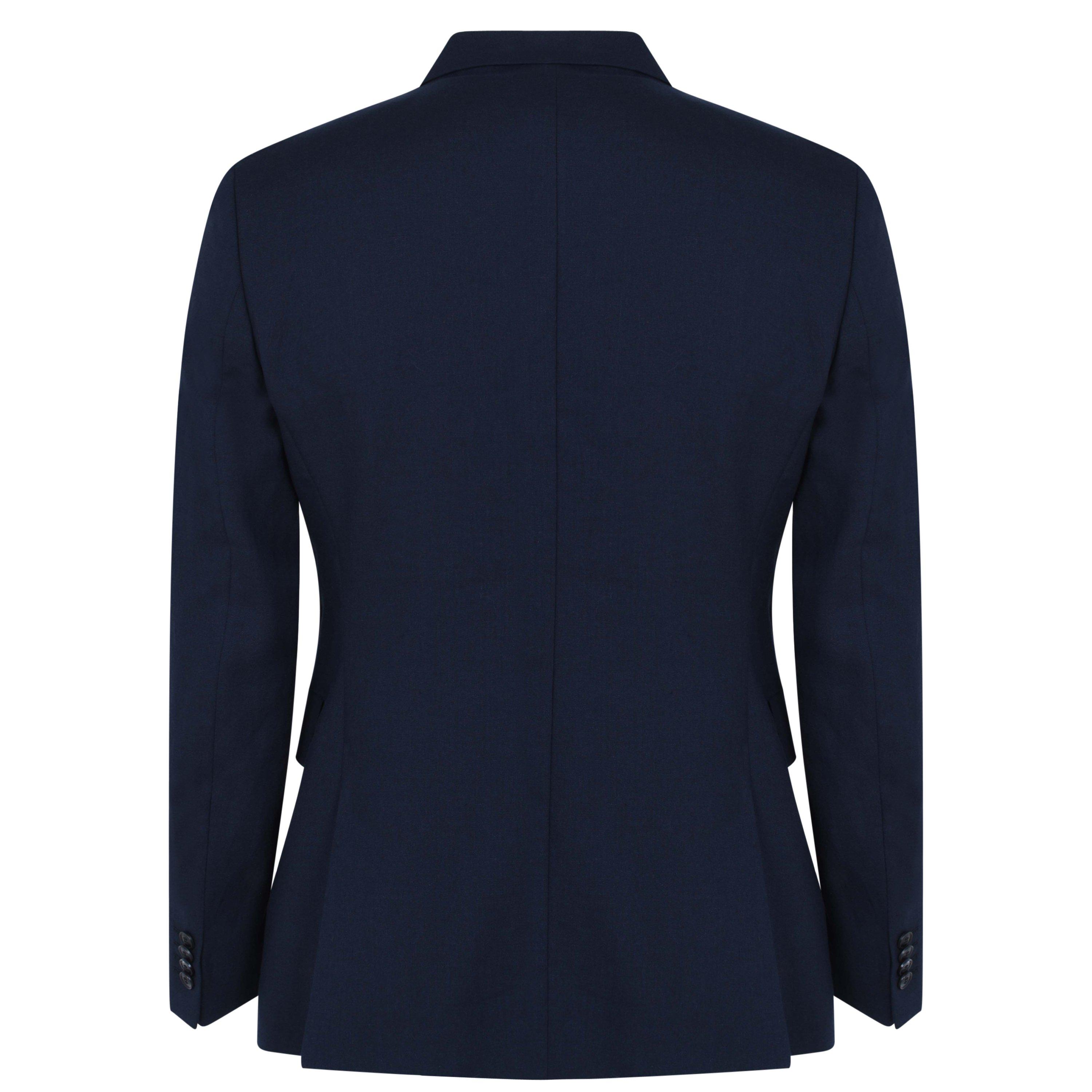 Ink - Tiger of Sweden - SB2 Peak Lapel Natural Stretch Linen Suit Jacket - 2