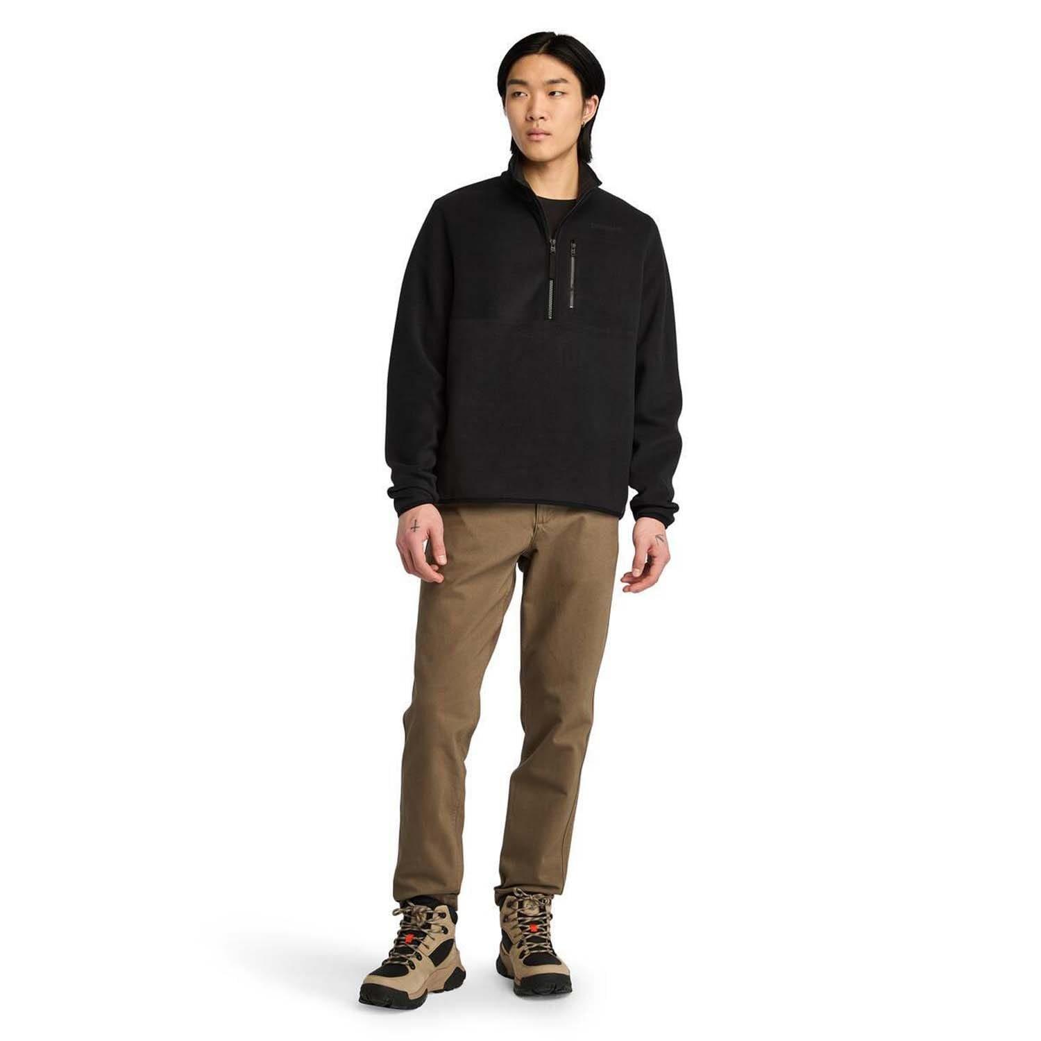 Black - Timberland - Mt Willard quarter Zip Fleece - 3