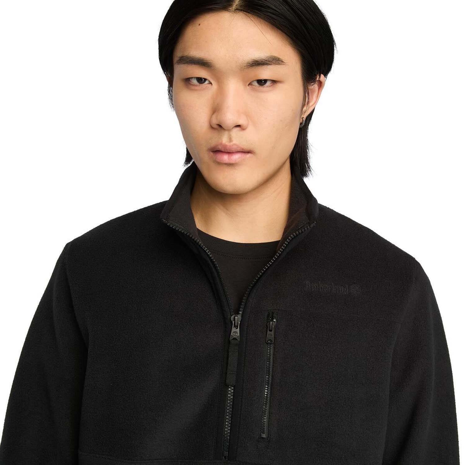 Black - Timberland - Mt Willard quarter Zip Fleece - 5