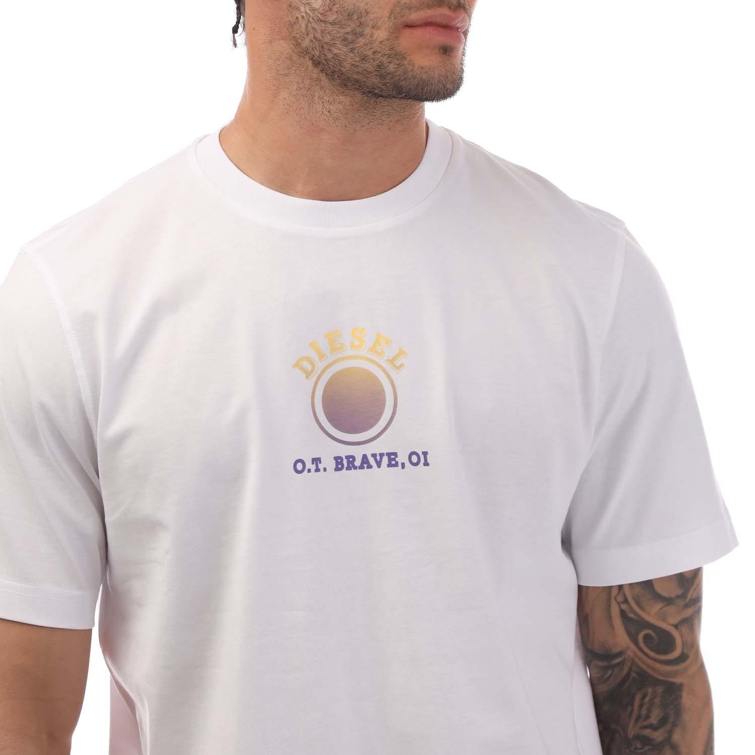 White - Diesel - T-Just 5-1 T-Shirt - 2