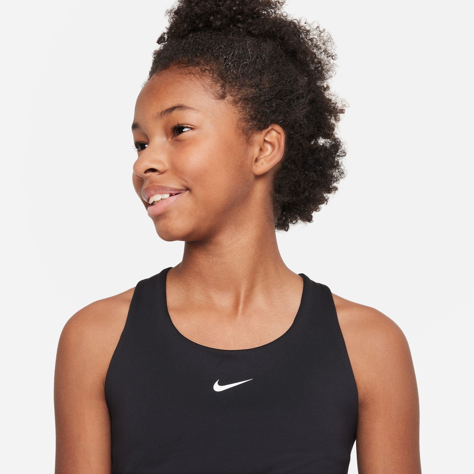 Black/White - Nike - Swoosh Tank Bra Jn61 - 3