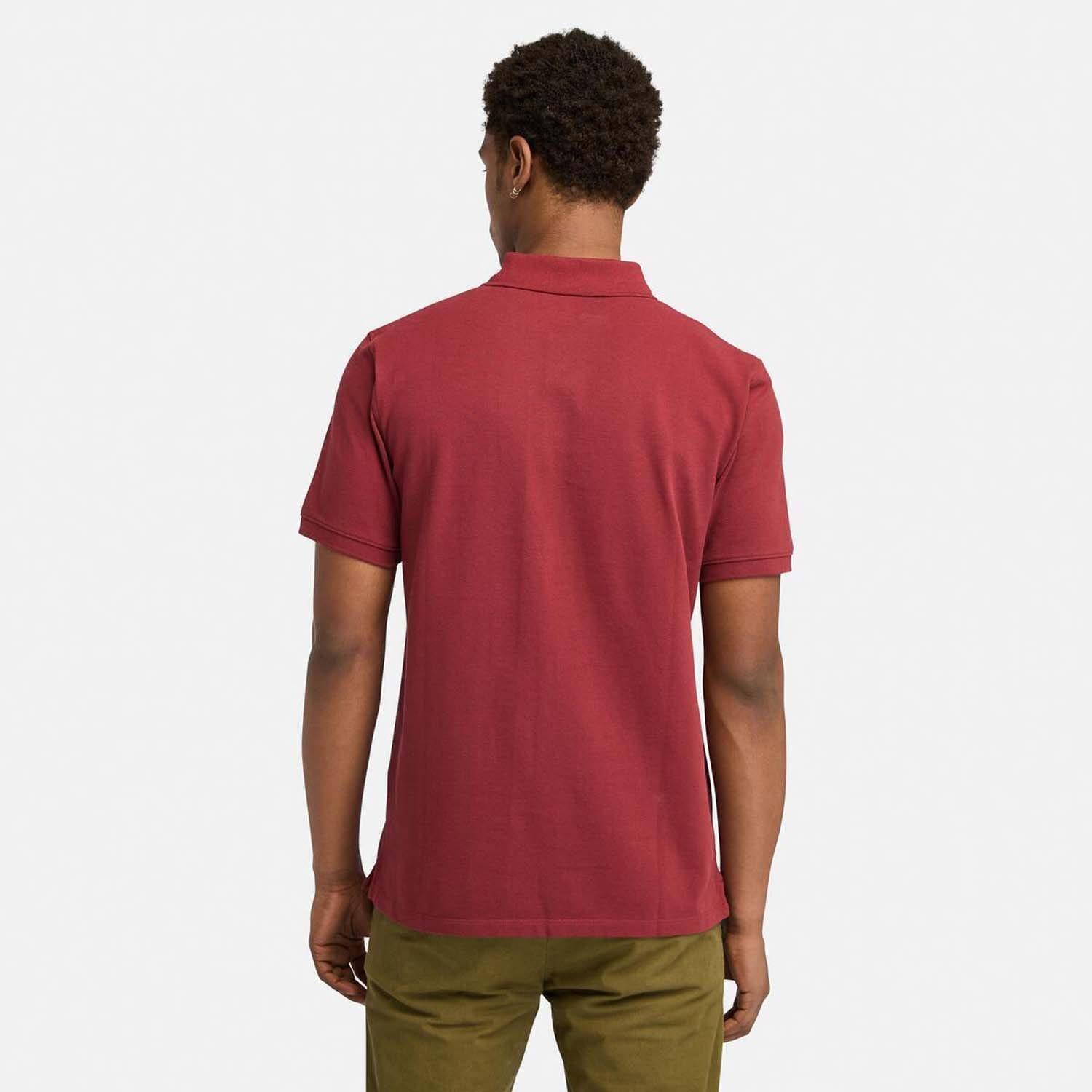 Brown - Timberland - Millers River Pique Polo Shirt - 2