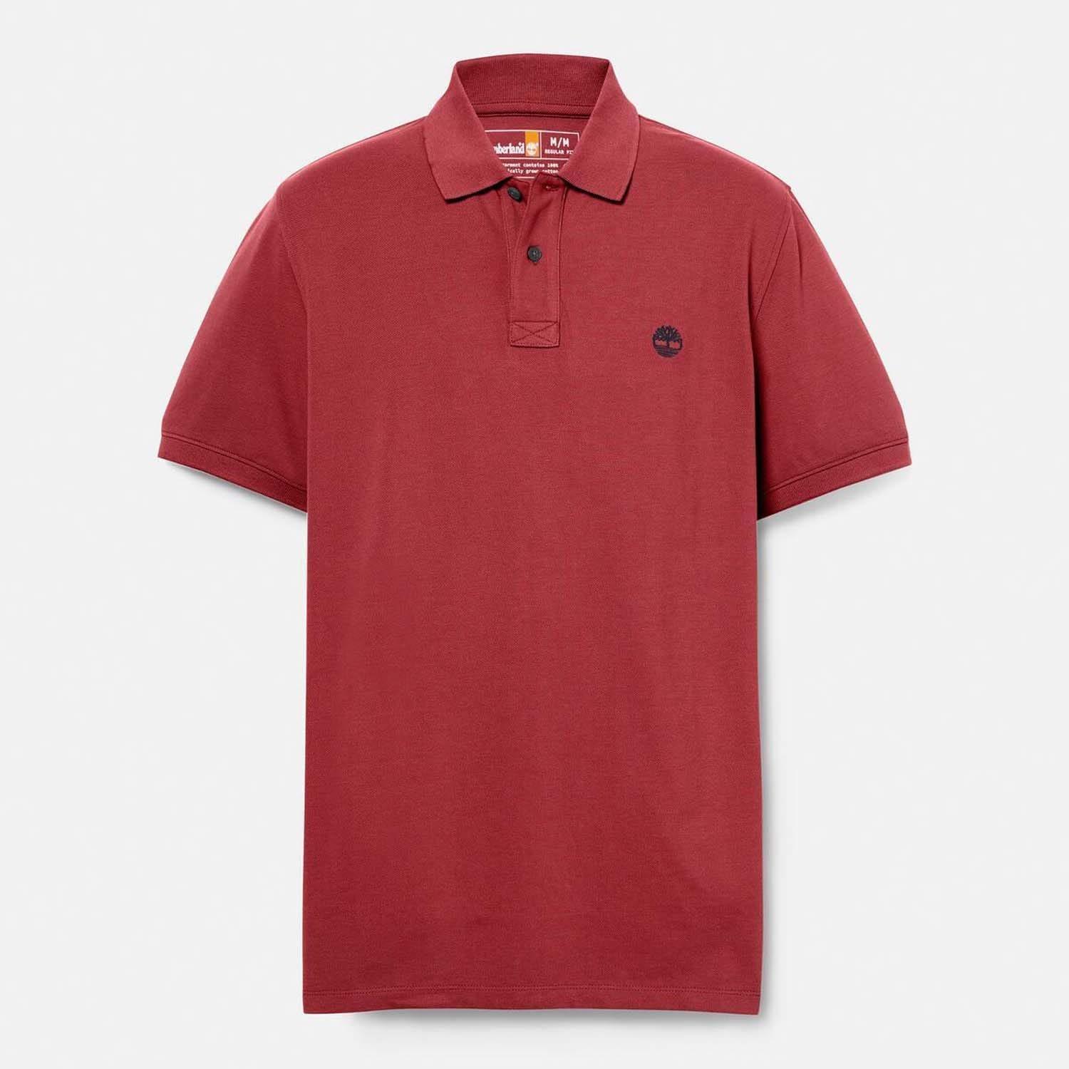 Brown - Timberland - Millers River Pique Polo Shirt - 3