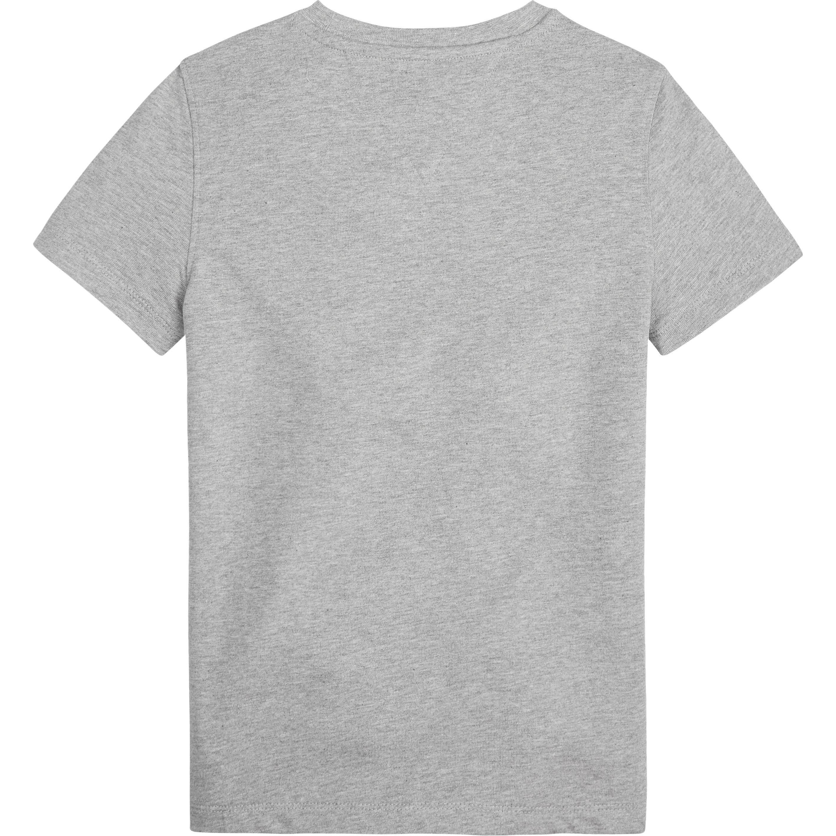 Lichtgrijs - Tommy Hilfiger - Embroidered Logo T-Shirt - 2