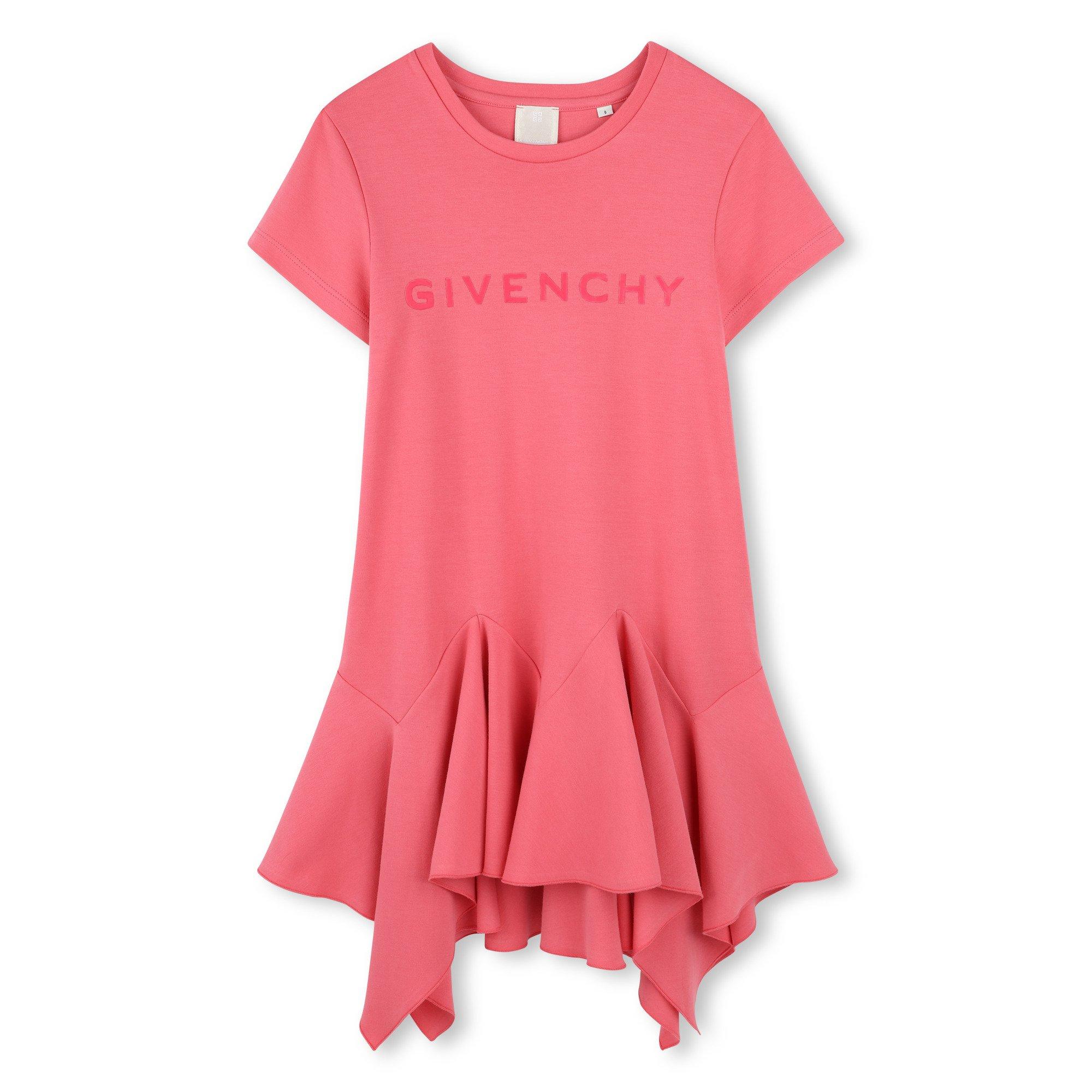 GIVENCHY Logo Dress Juniors - Pink 488 - Size 10Y