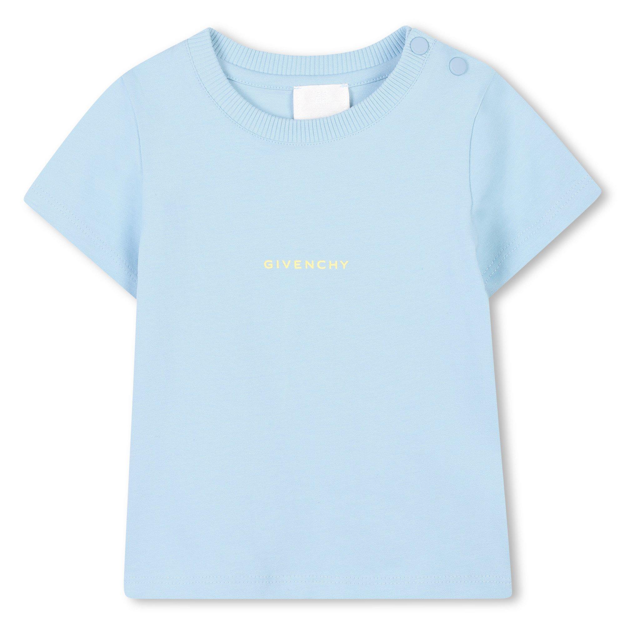 Givenchy  Kids' Logo T-Shirt - Blue 772 - 9M
