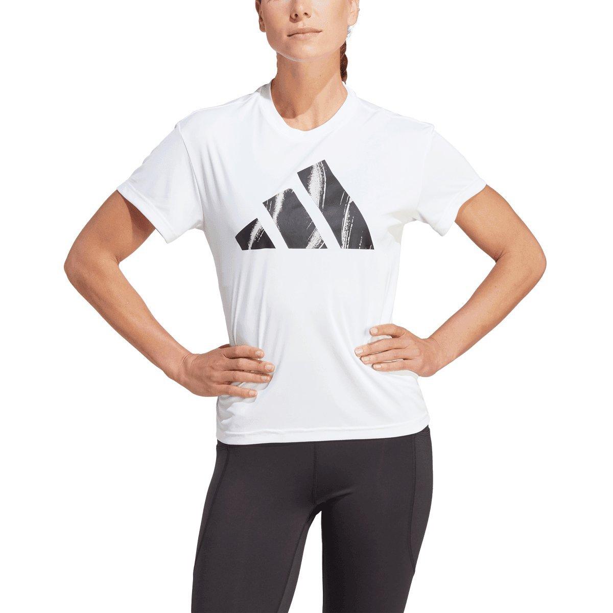 Wit - adidas - Run It Brand Love T-Shirt - 3